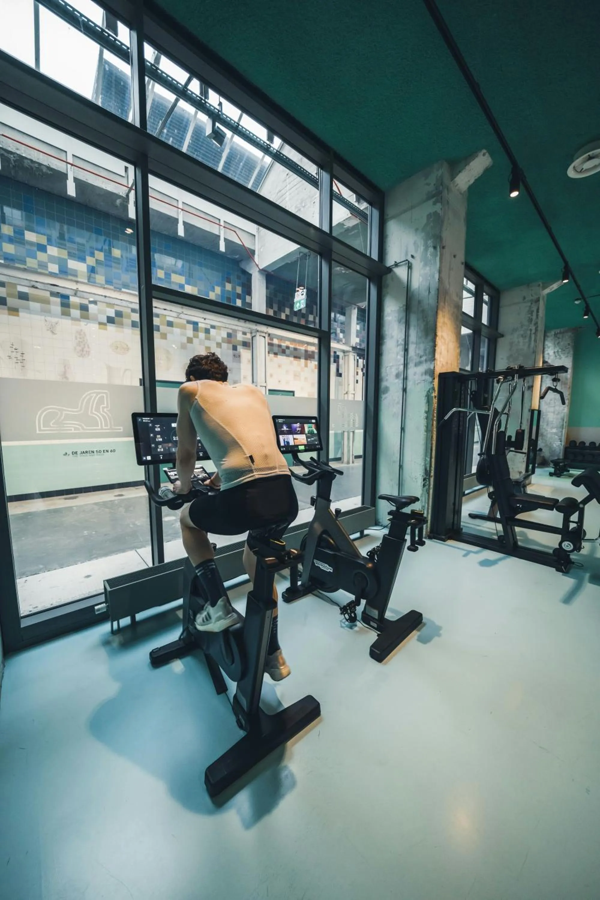 Fitness centre/facilities in The Social Hub Maastricht