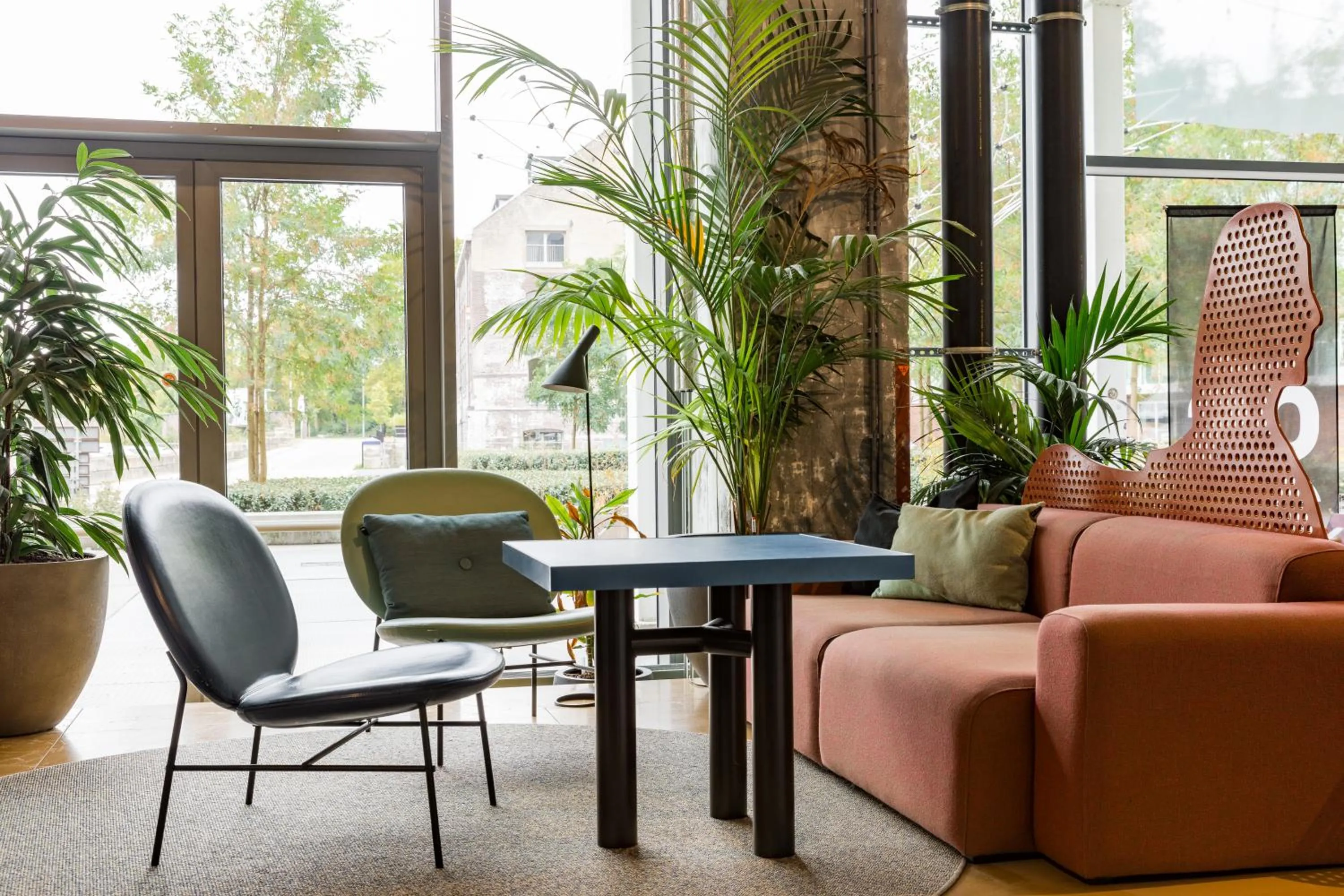 Seating area in The Social Hub Maastricht