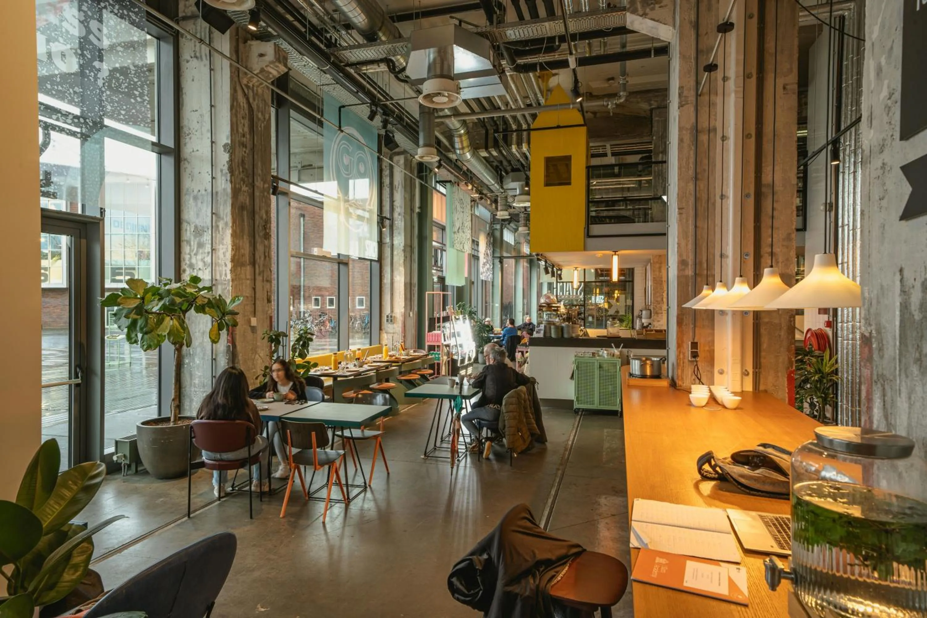 Lobby or reception in The Social Hub Maastricht