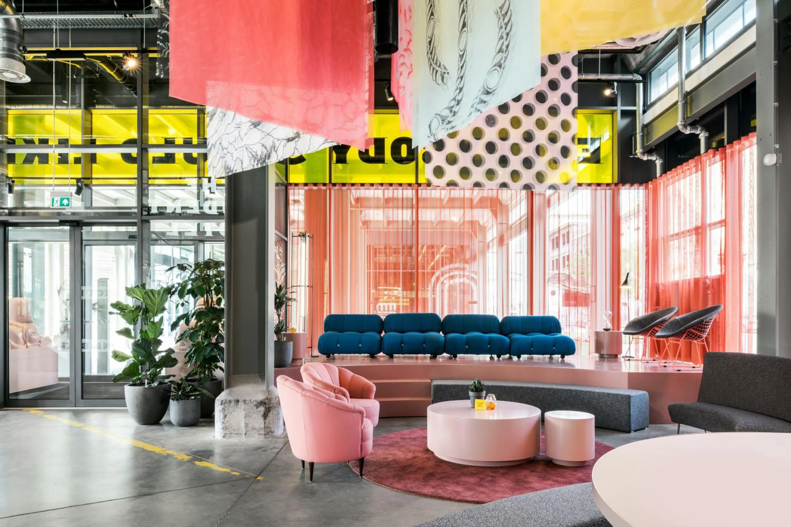 Lobby or reception in The Social Hub Maastricht