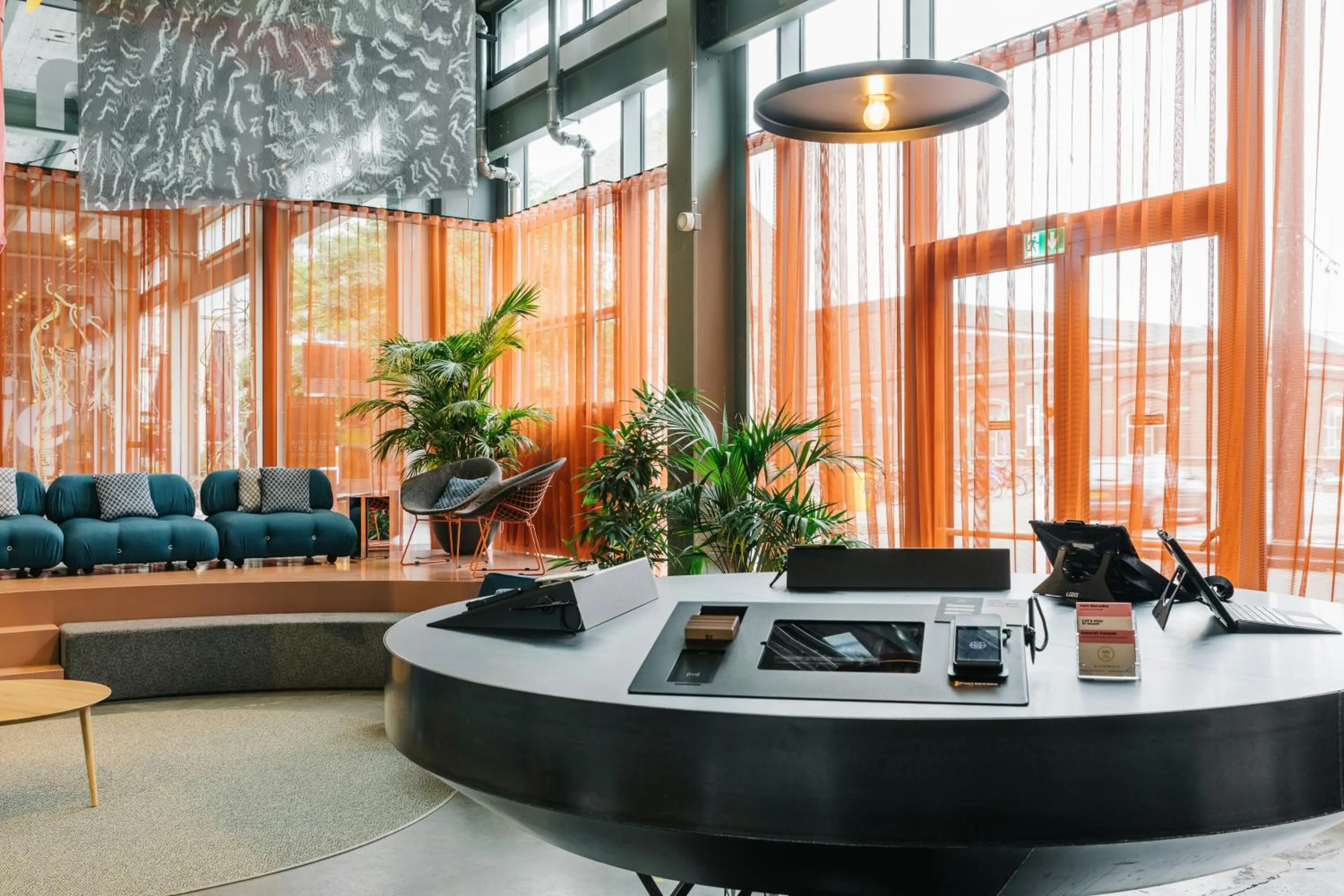 Lobby or reception in The Social Hub Maastricht