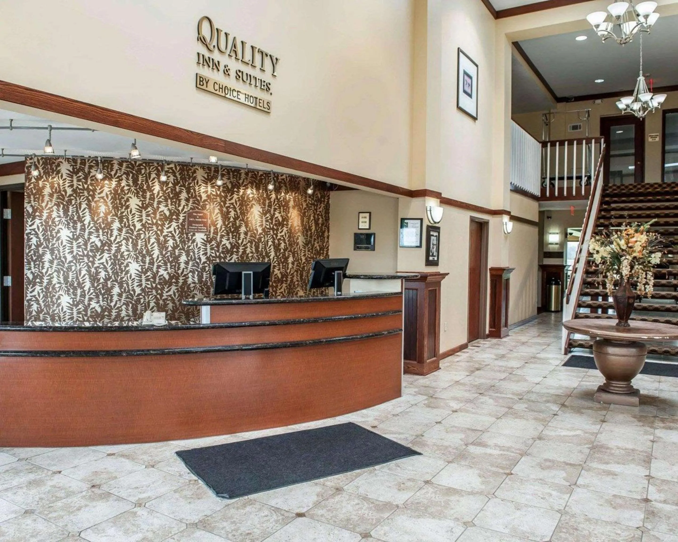 Lobby or reception in Quality Inn & Suites Greenfield I-70