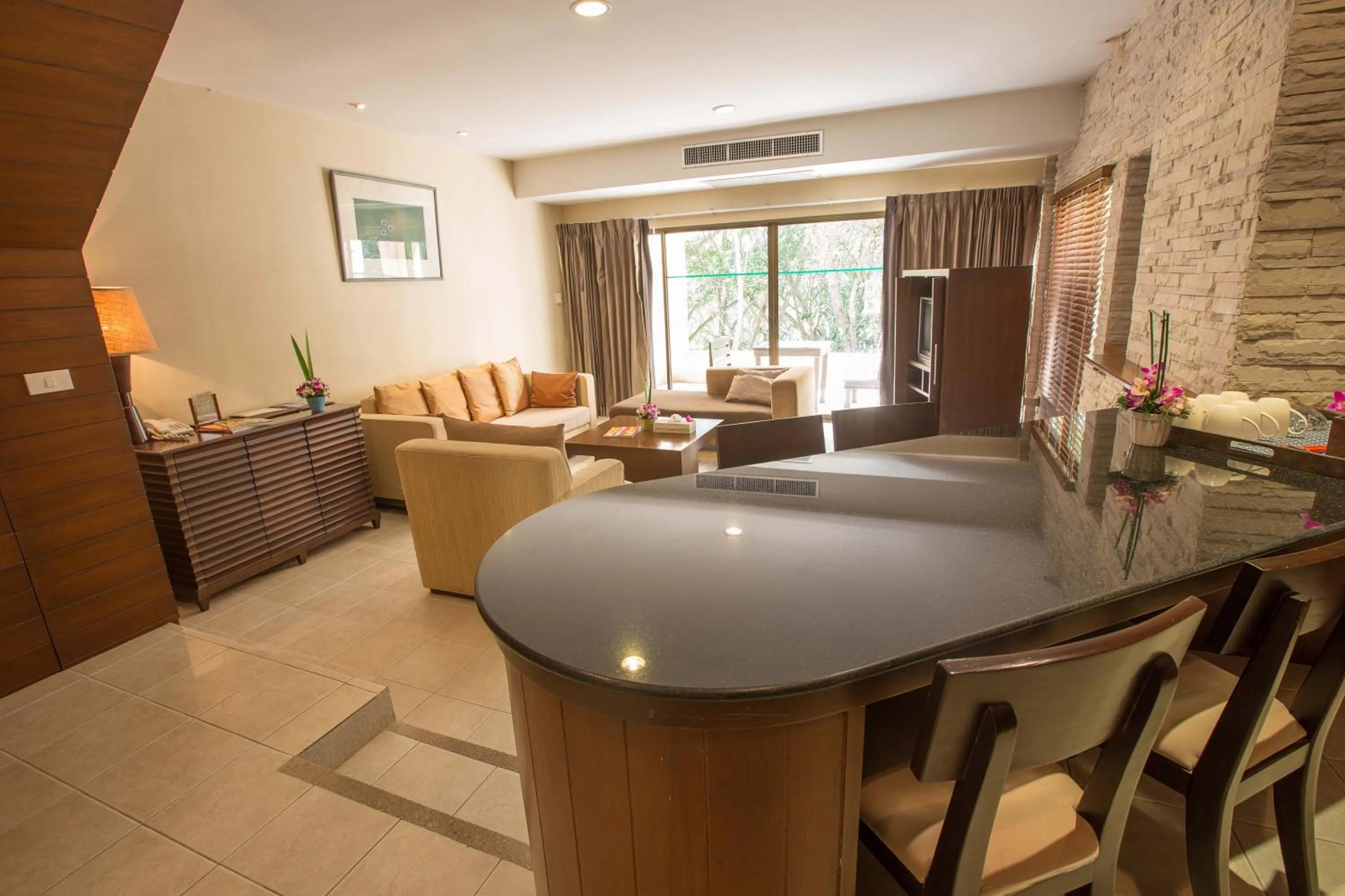 Seating area in Belle Villa Resort, Chiang Mai