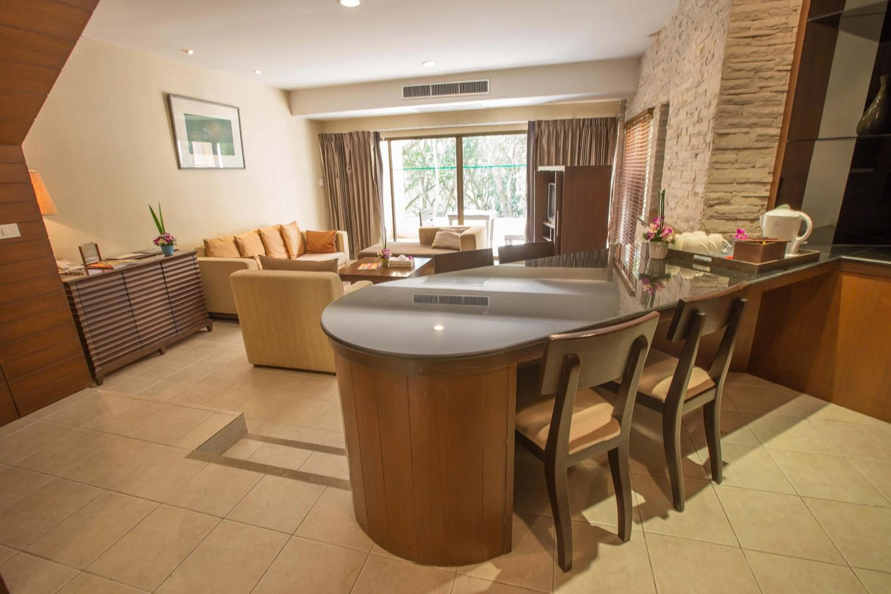 Living room in Belle Villa Resort, Chiang Mai