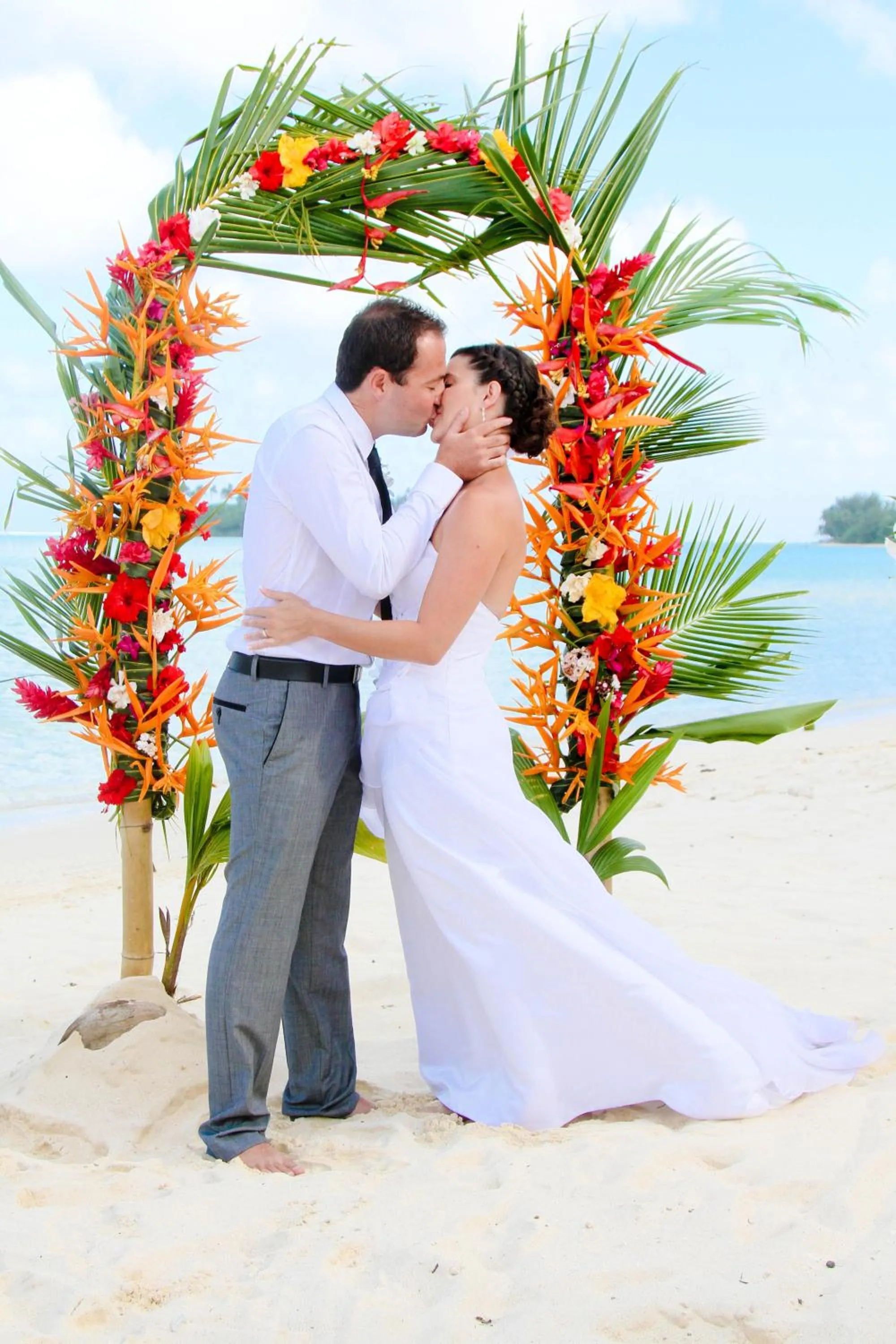 People in Muri Beach Club Hotel