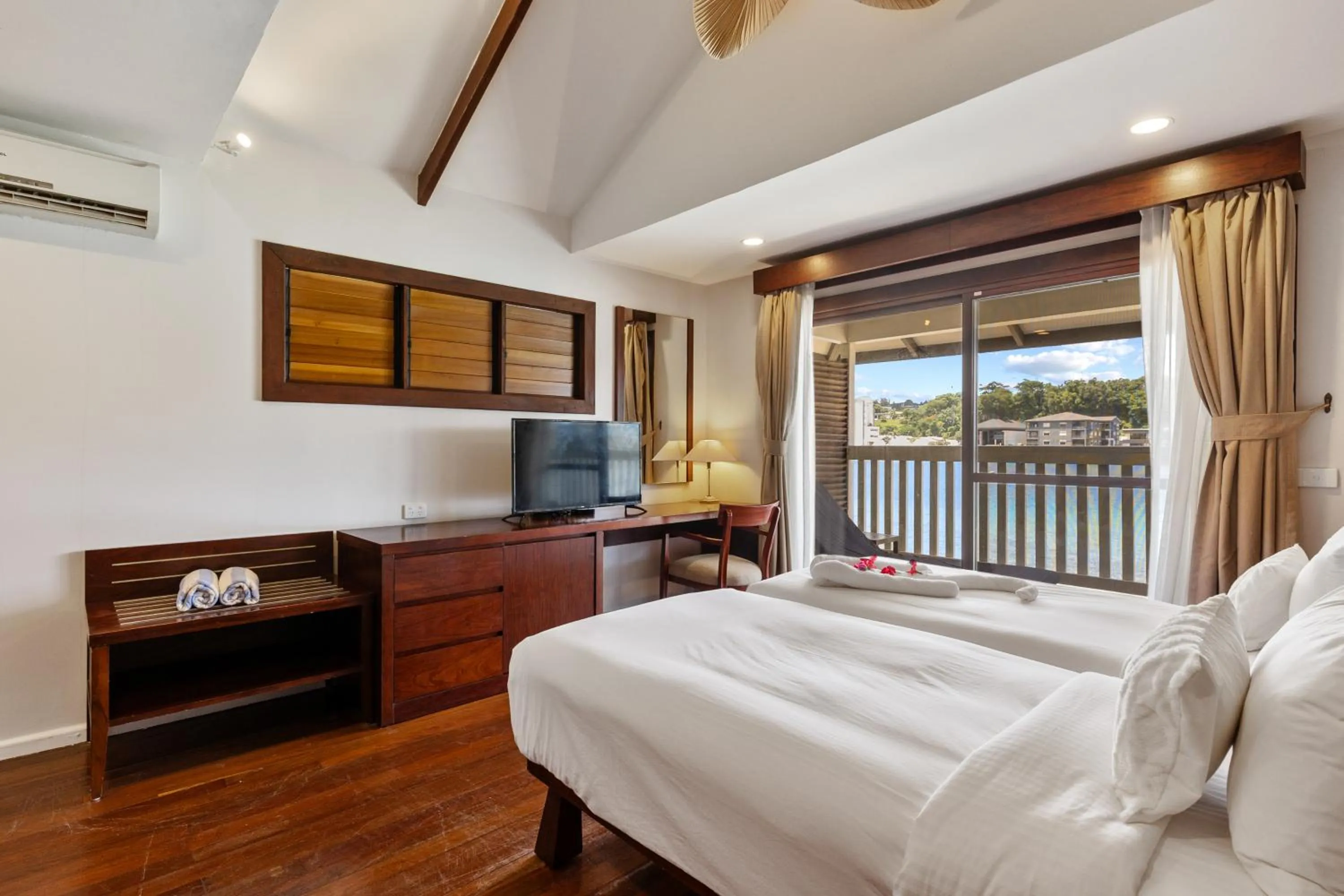 Bedroom, Bed in Iririki Island Resort & Spa