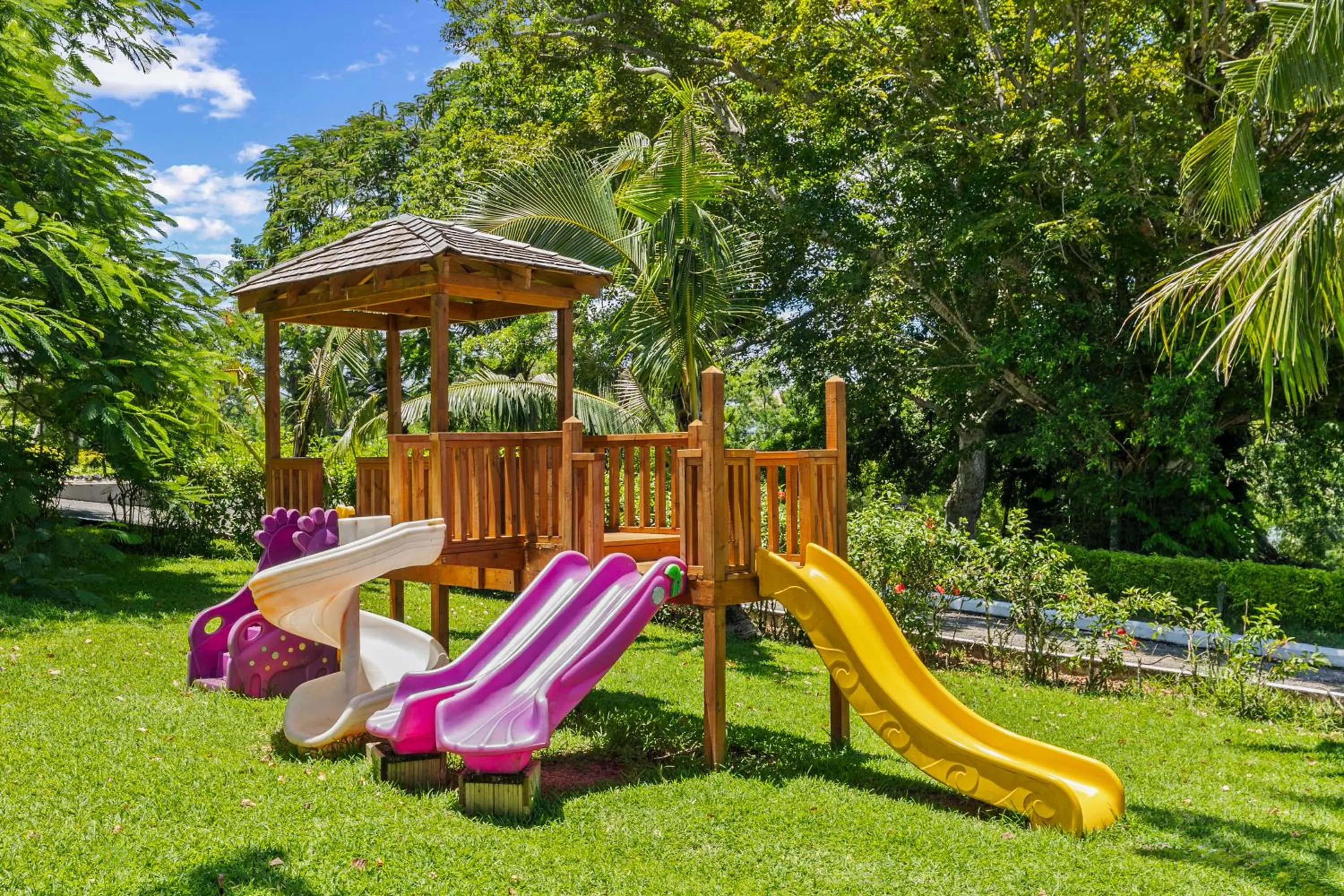 Children play ground in Iririki Island Resort & Spa