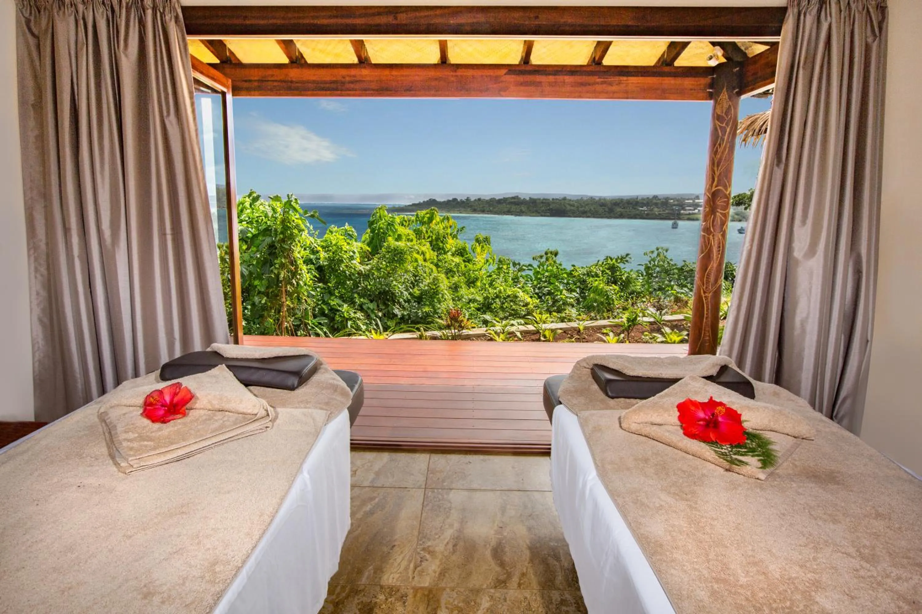 Spa and wellness centre/facilities, Bed in Iririki Island Resort & Spa