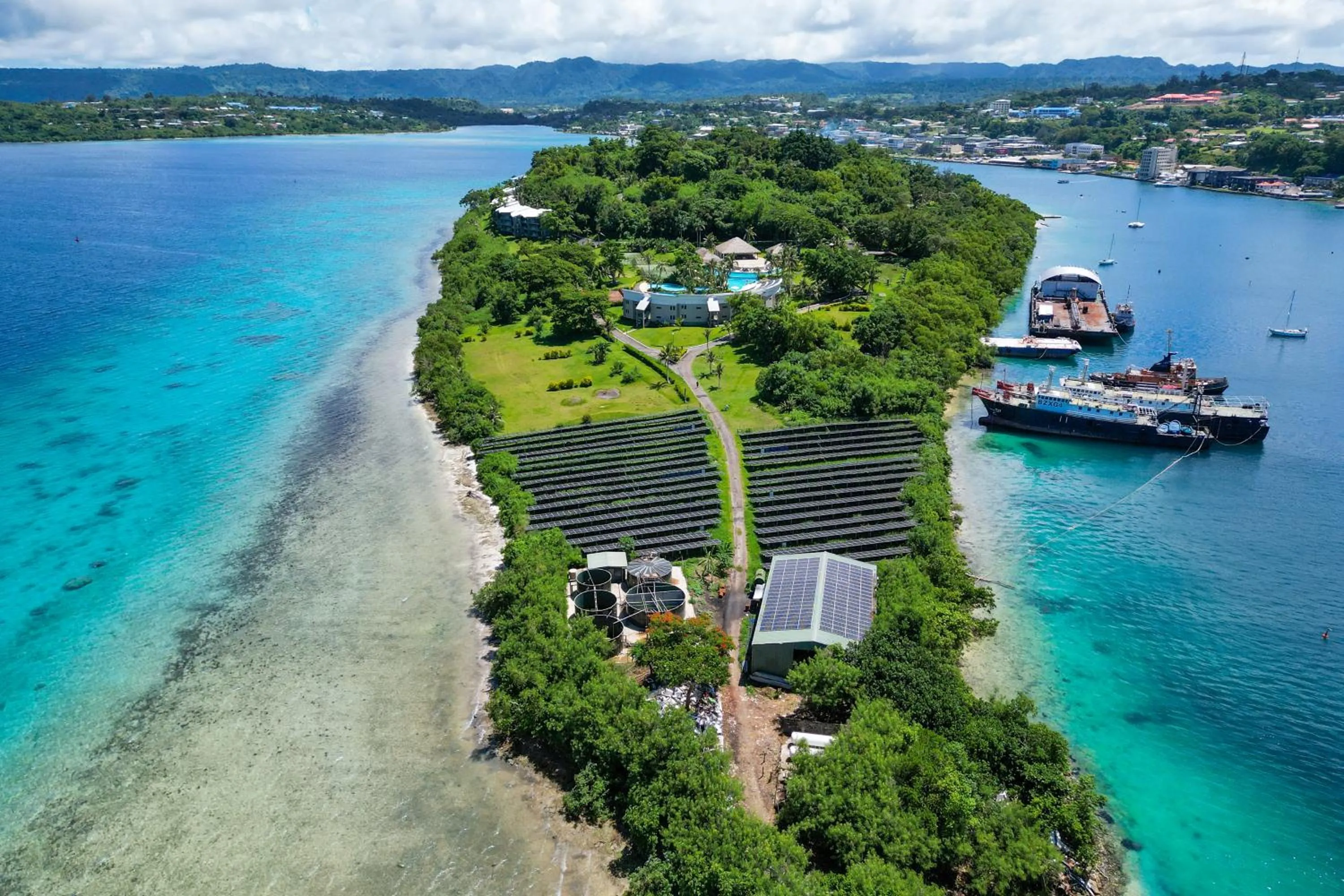Solarium in Iririki Island Resort & Spa