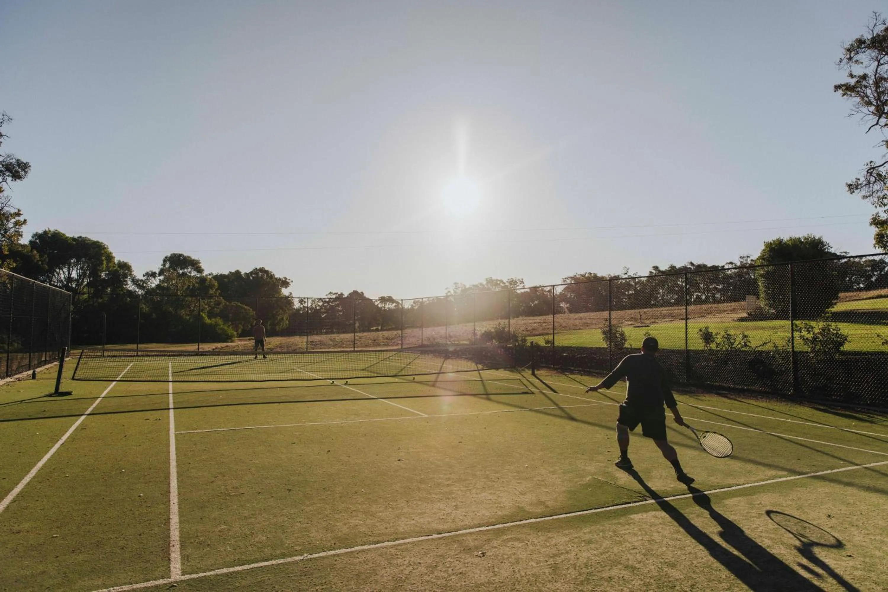 Tennis court in Cape Lodge