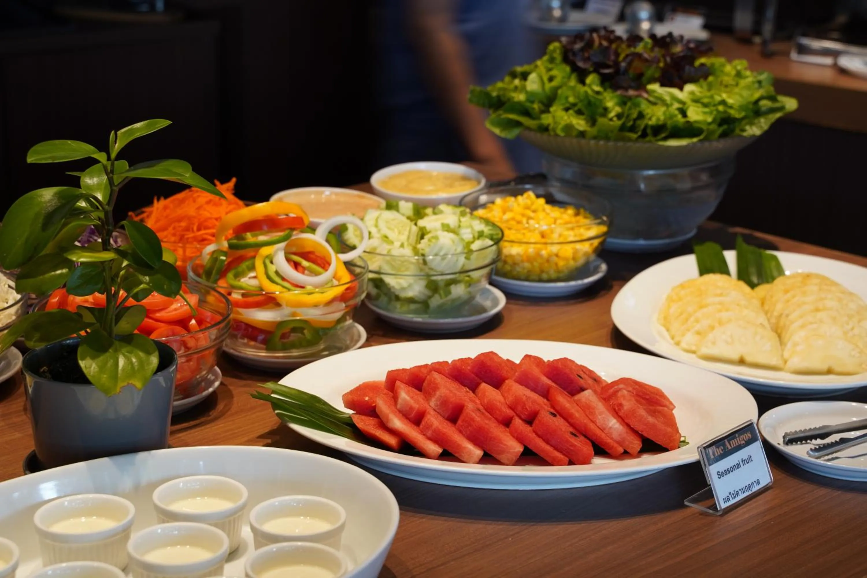 Buffet breakfast in The Cottage Suvarnabhumi