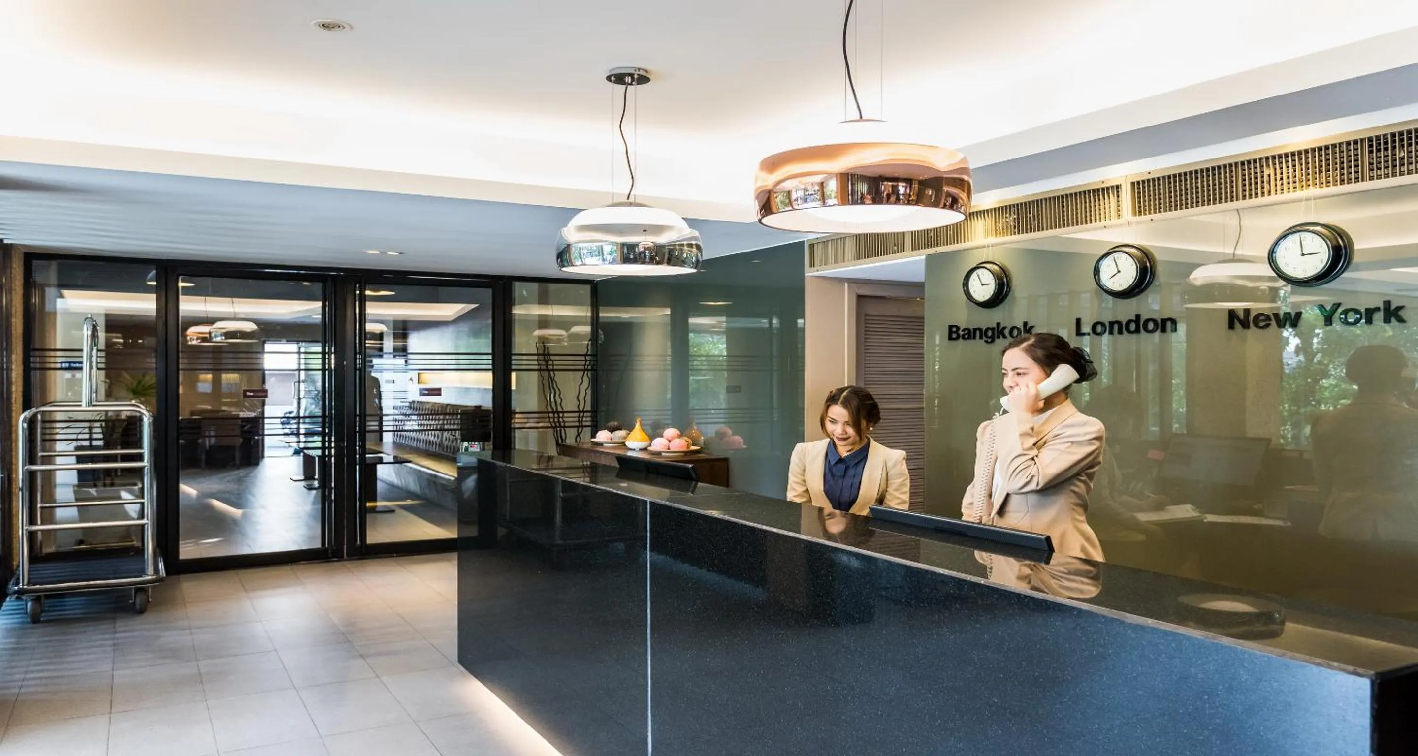 Lobby or reception in The Cottage Suvarnabhumi