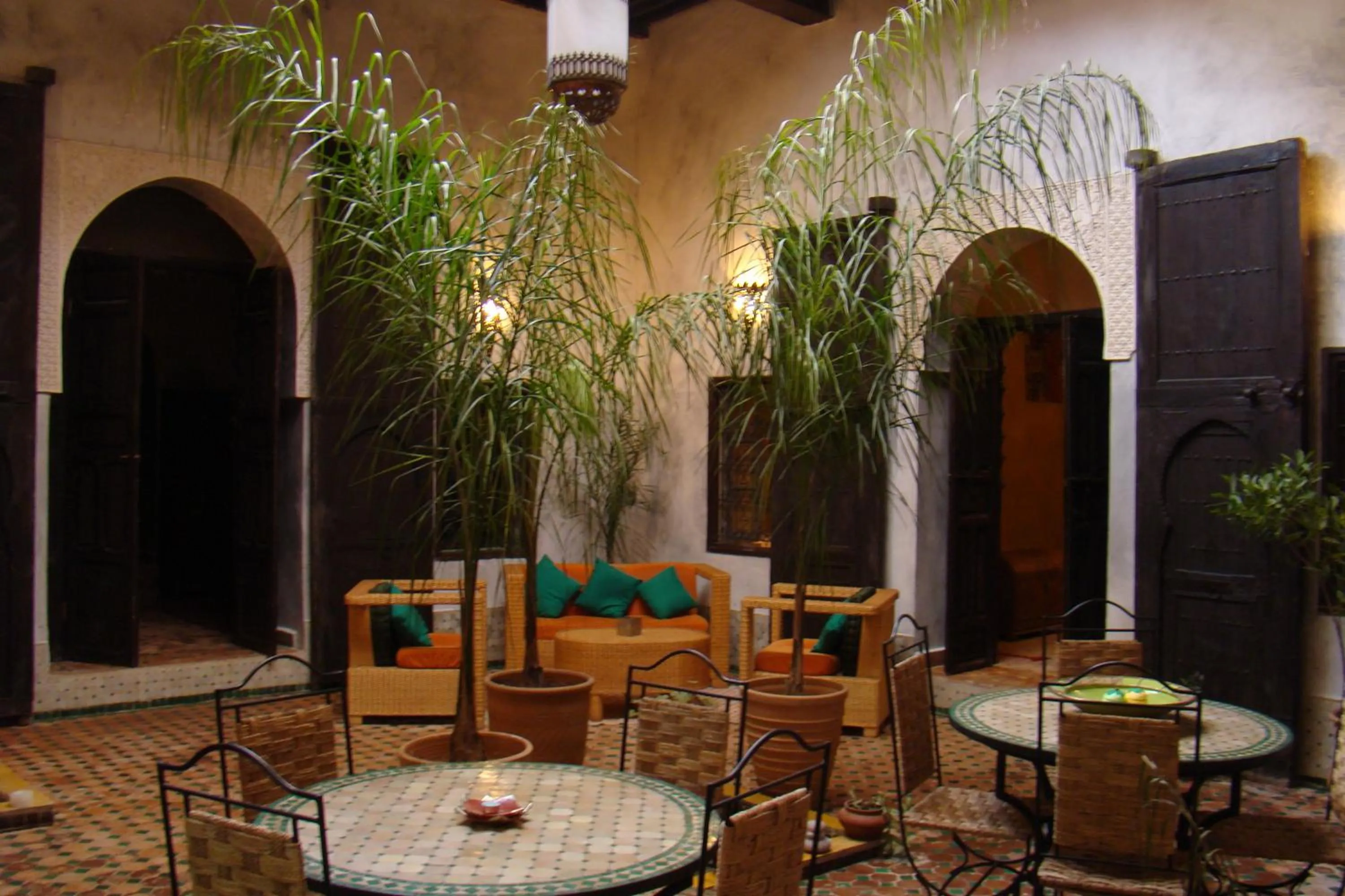 Patio in Riad Menthe Et Citron