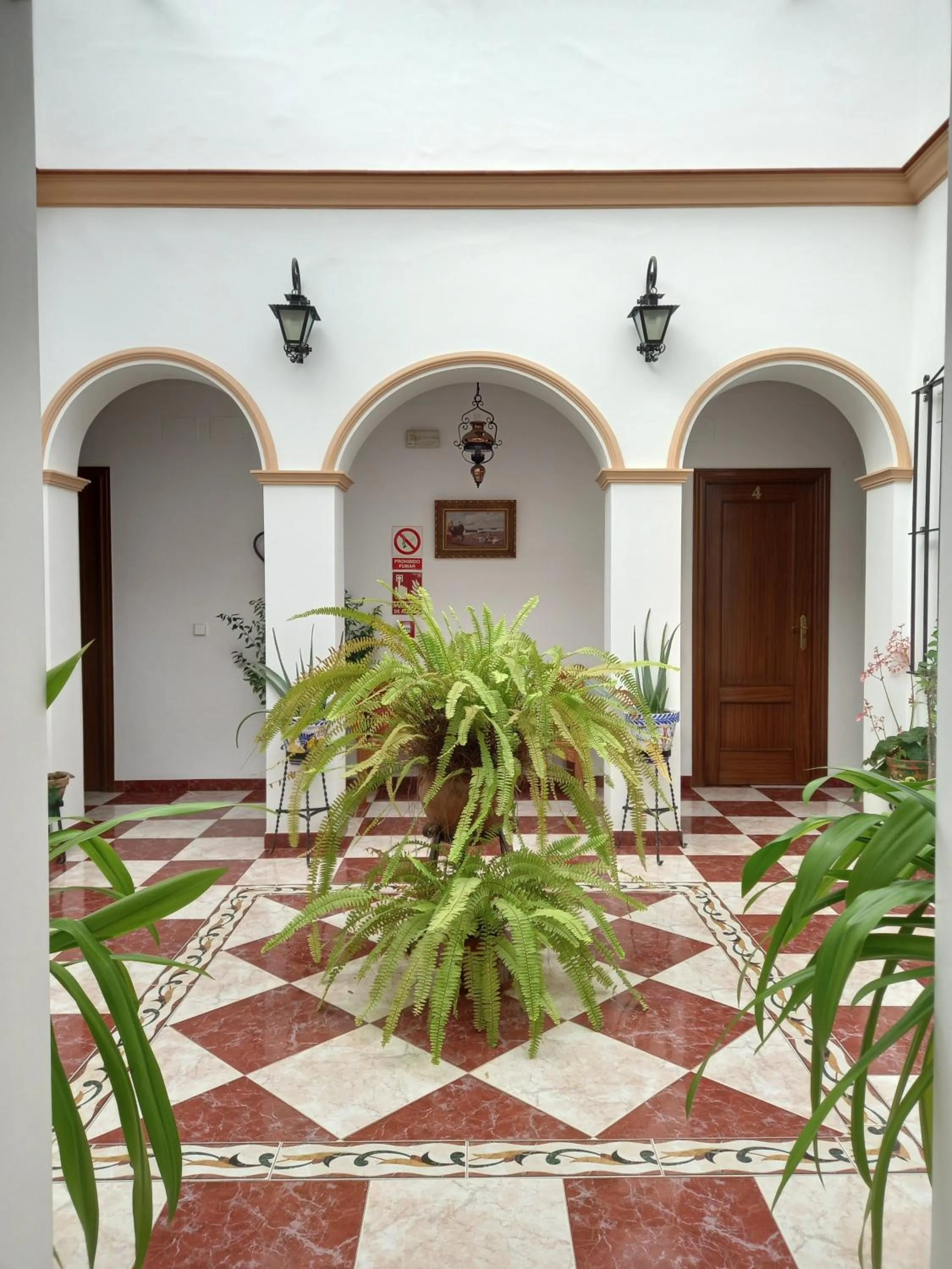 Patio in Hotel El Molino