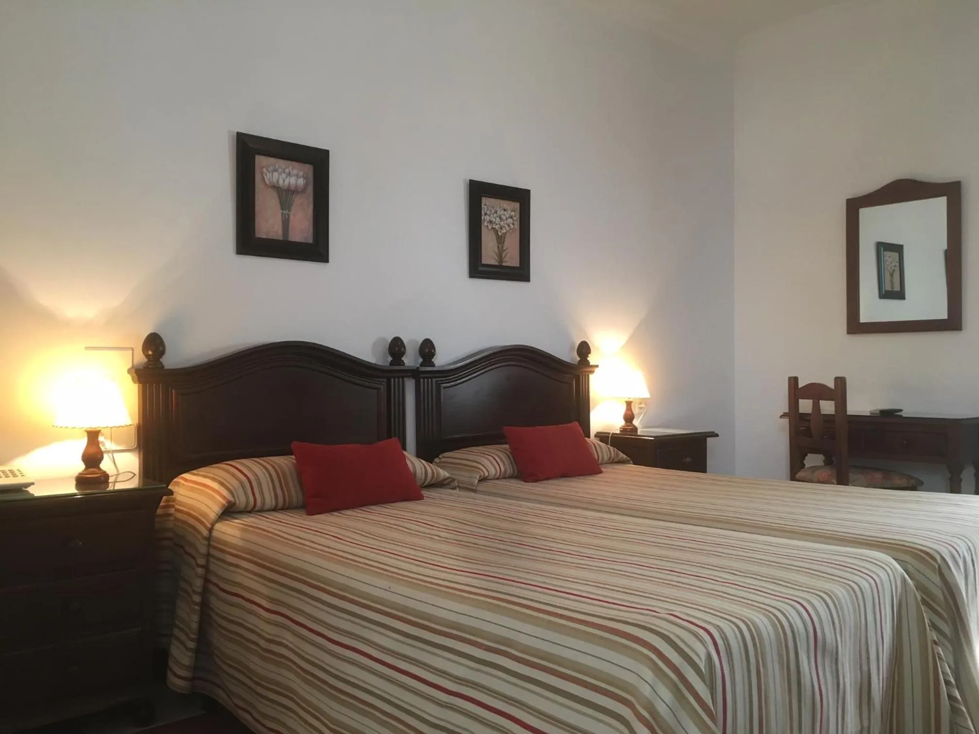 Decorative detail, Bed in Hotel El Molino