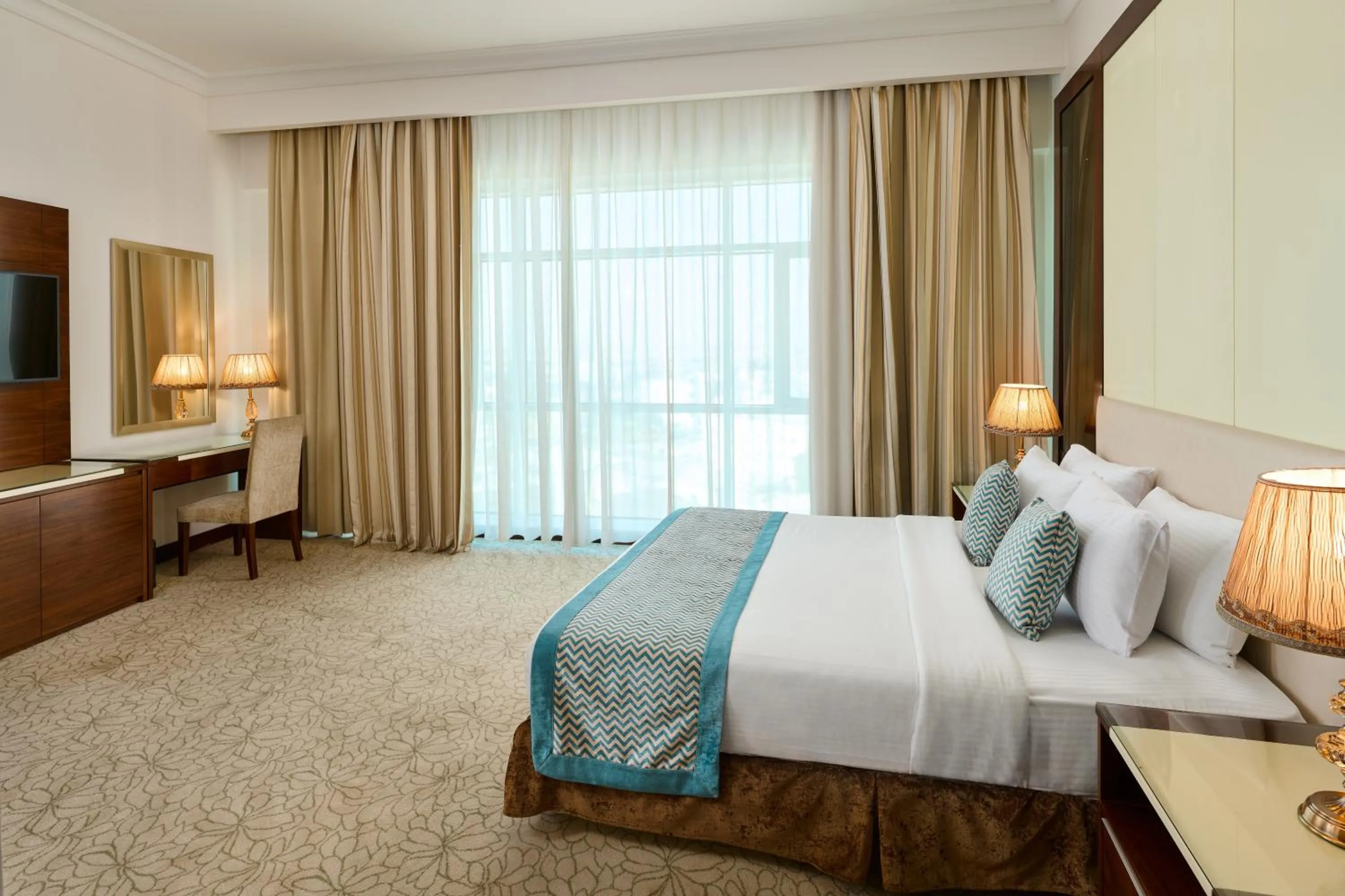 Bed in Gewan Hotel Cairo