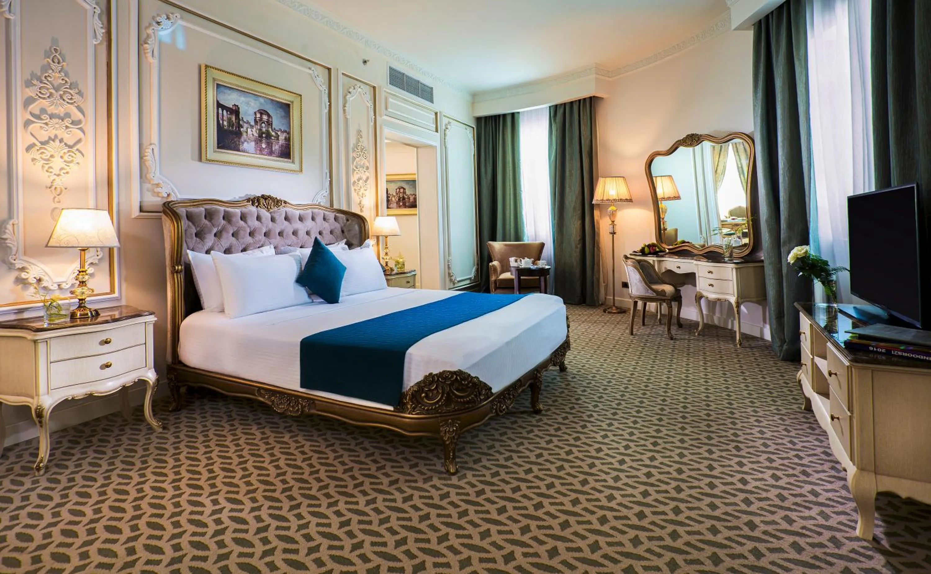 Bed in Gewan Hotel Cairo