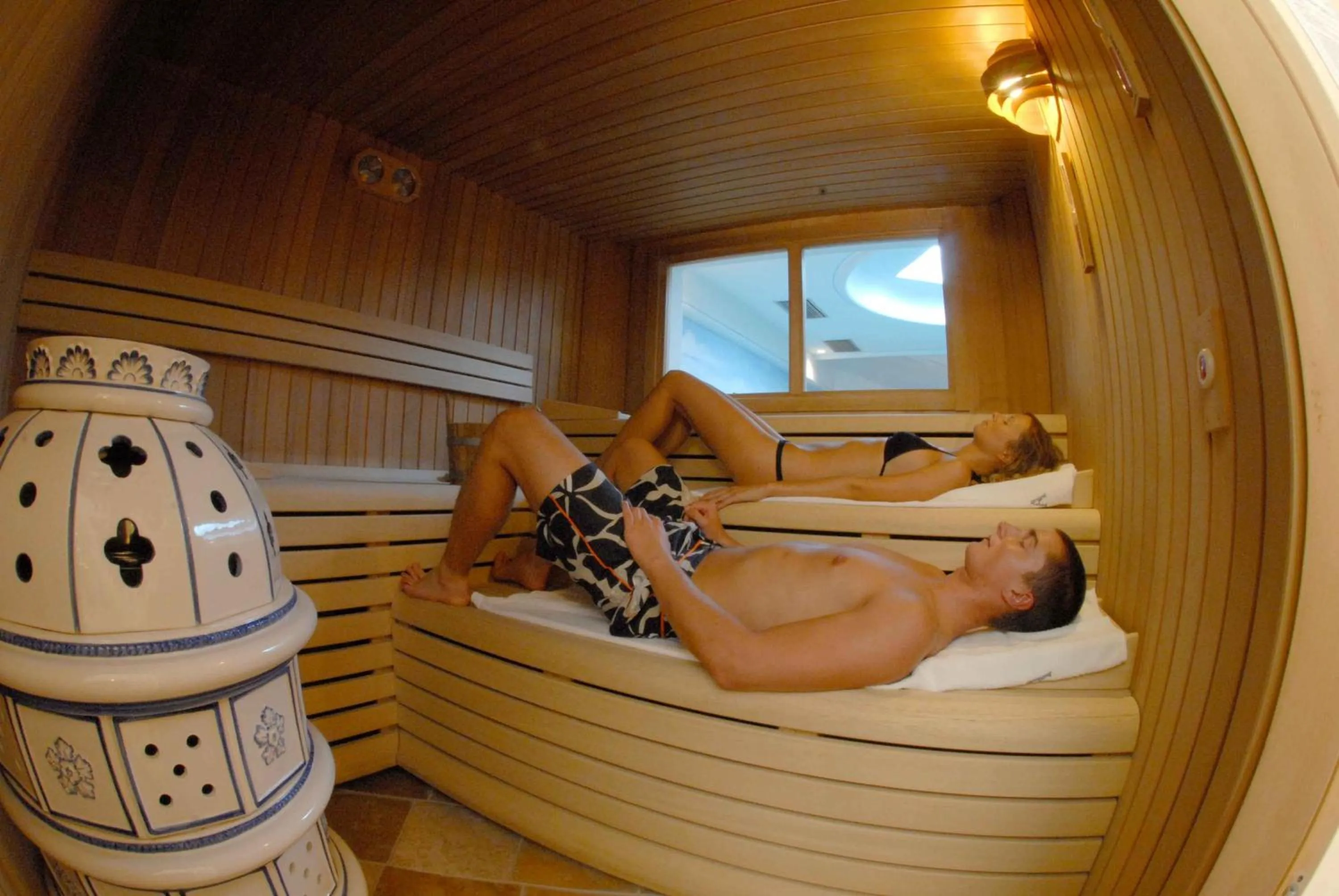 Sauna in Hotel Alle Alpi