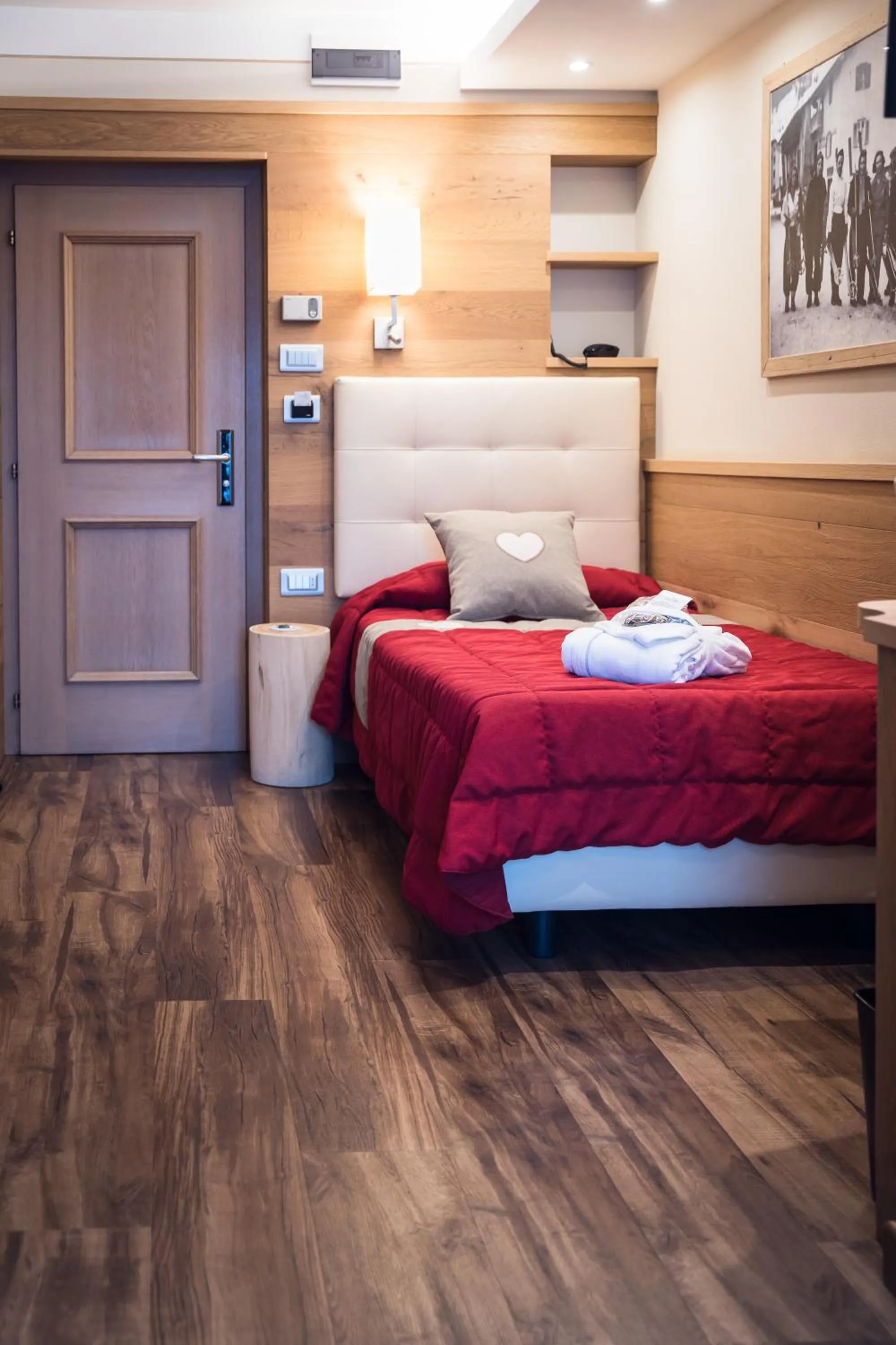 Bed in Hotel Alle Alpi