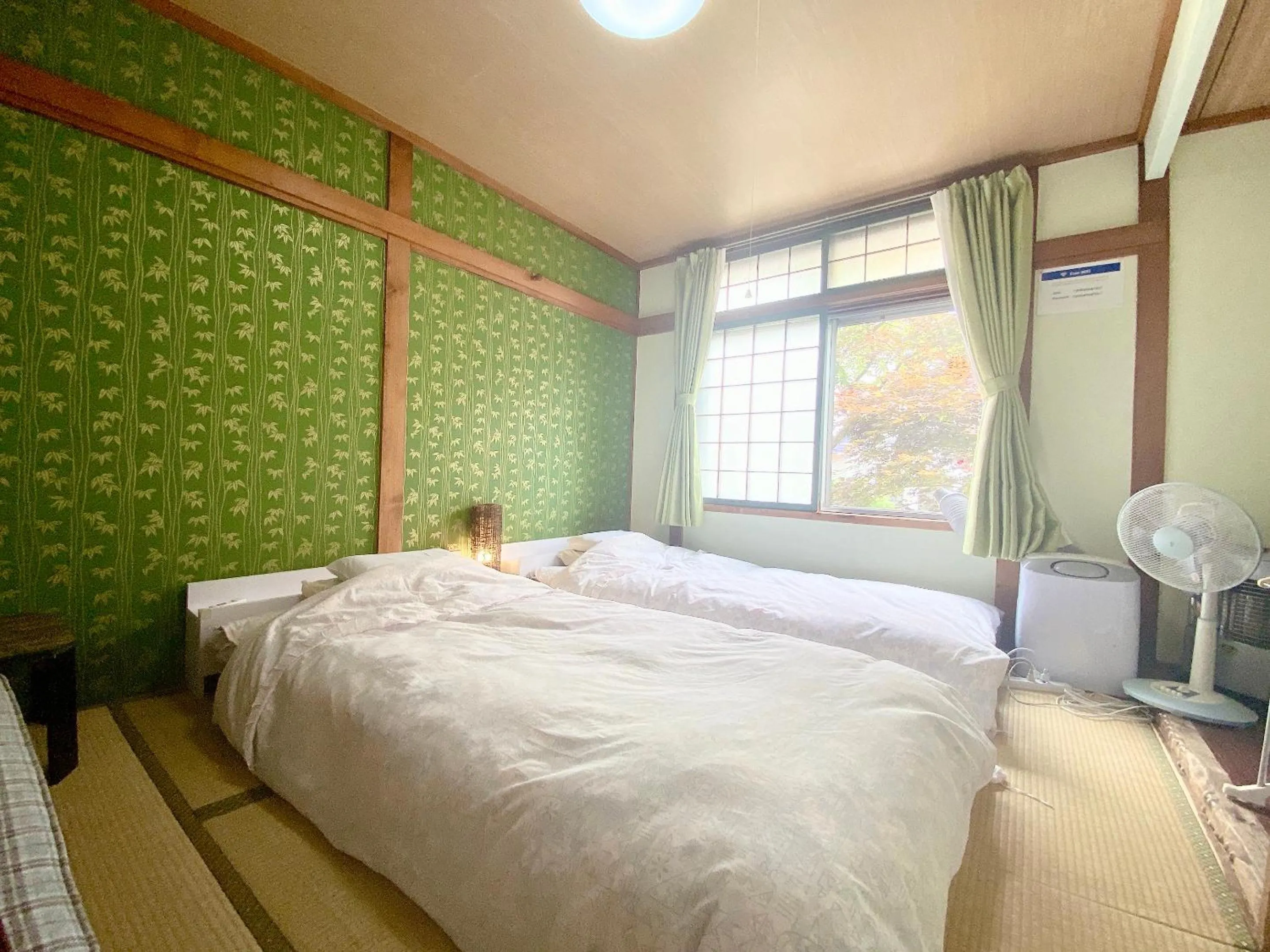 Bed in Ryokan Sansui