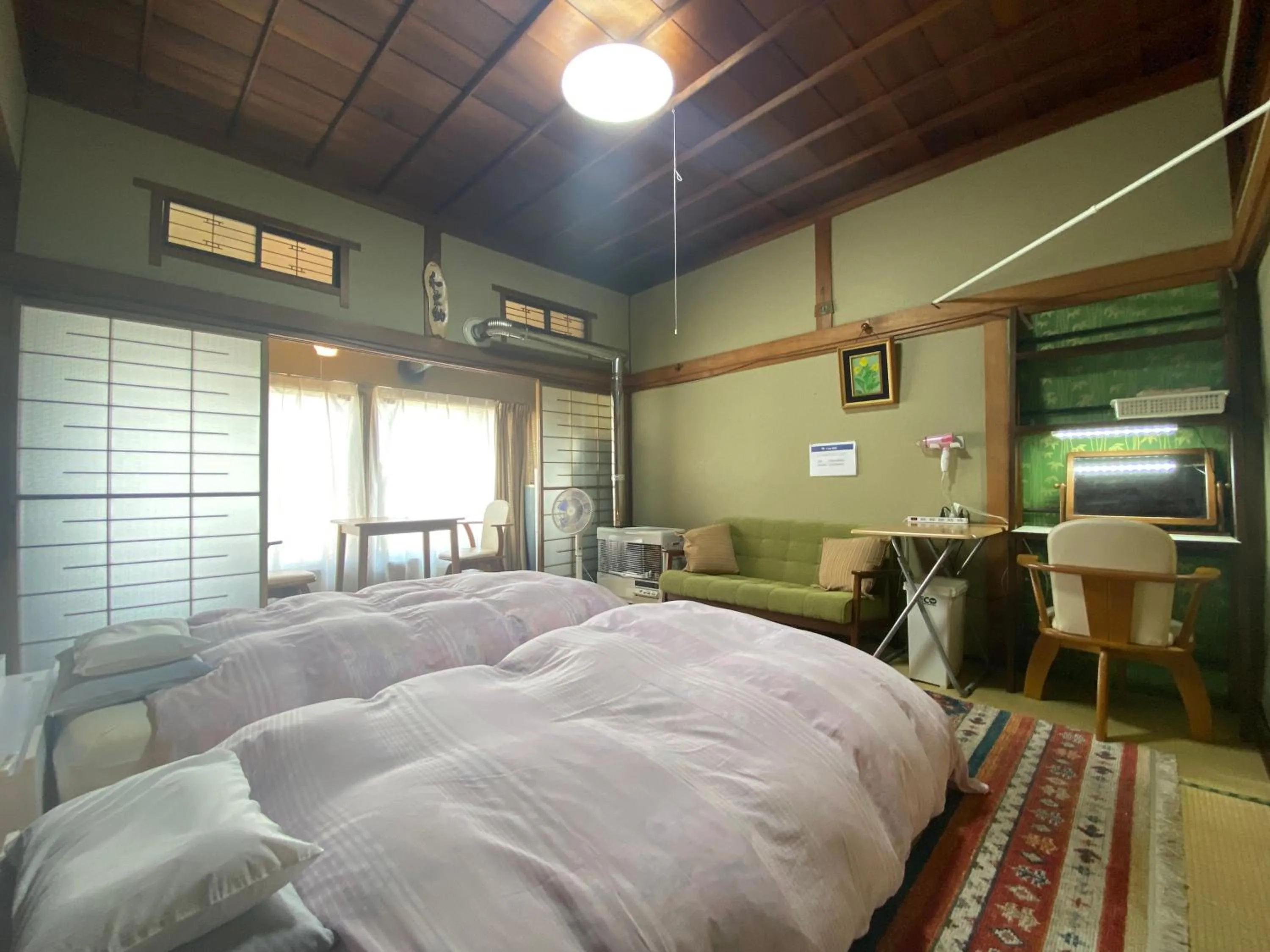 Bed in Ryokan Sansui