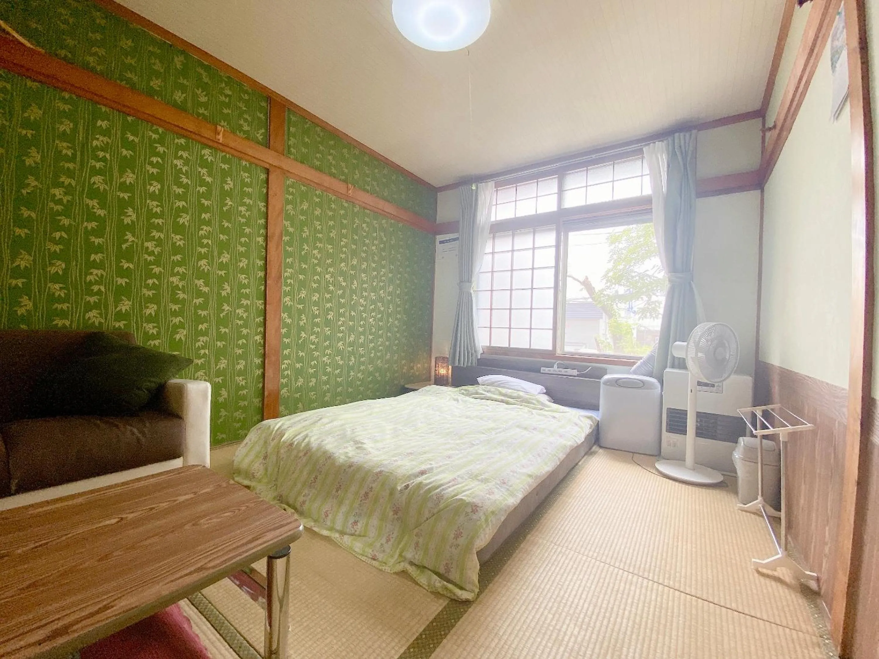 Bed in Ryokan Sansui