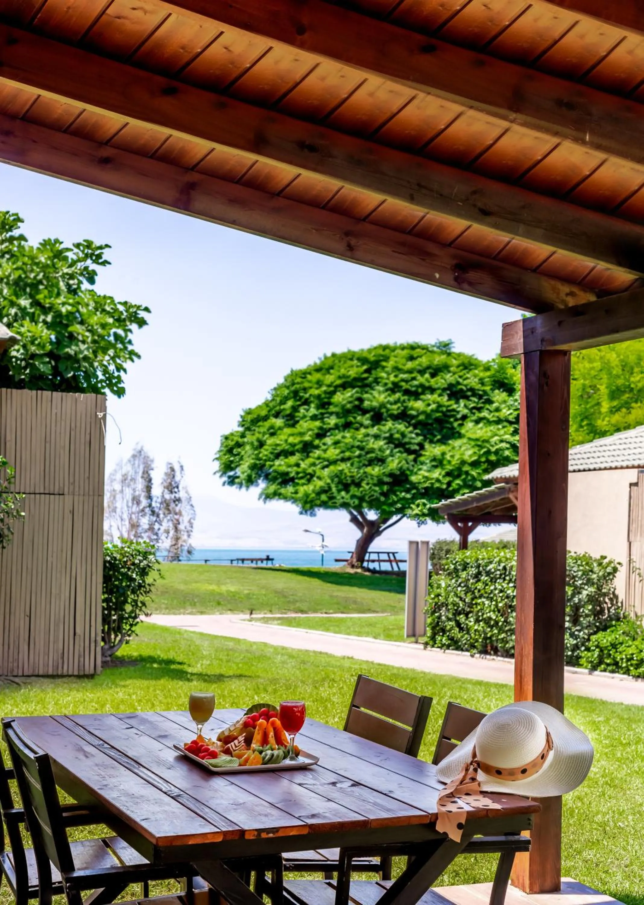 Patio in Daria- Authentic Israeli Experience