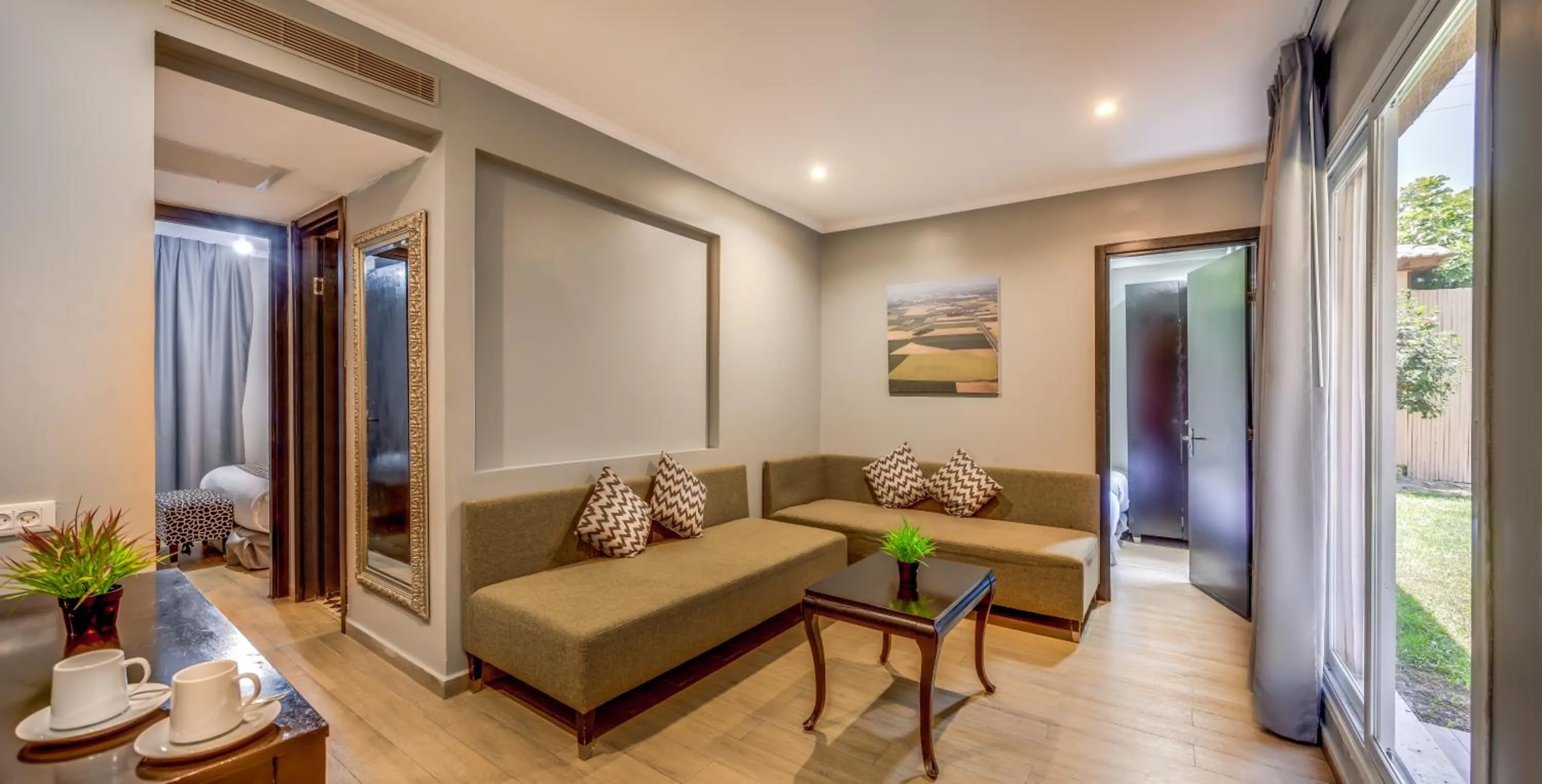 Living room in Daria- Authentic Israeli Experience