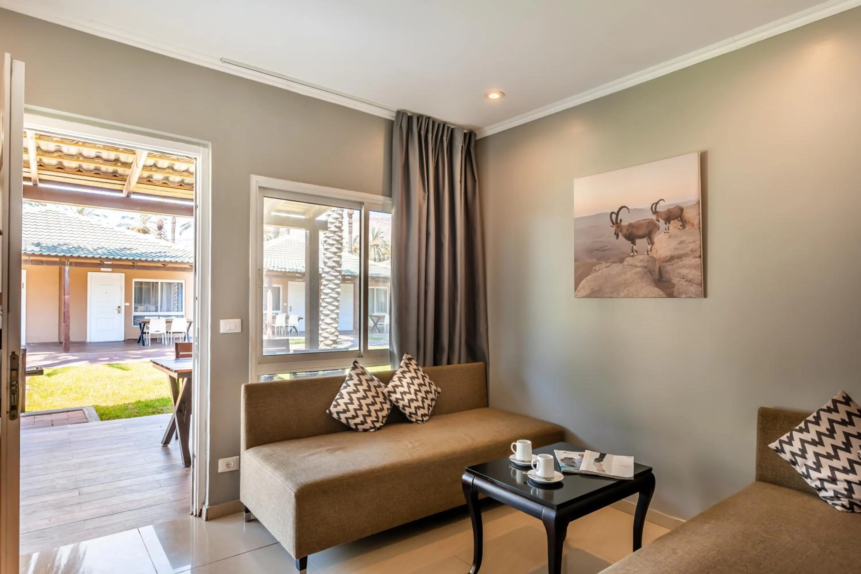 Living room in Daria- Authentic Israeli Experience