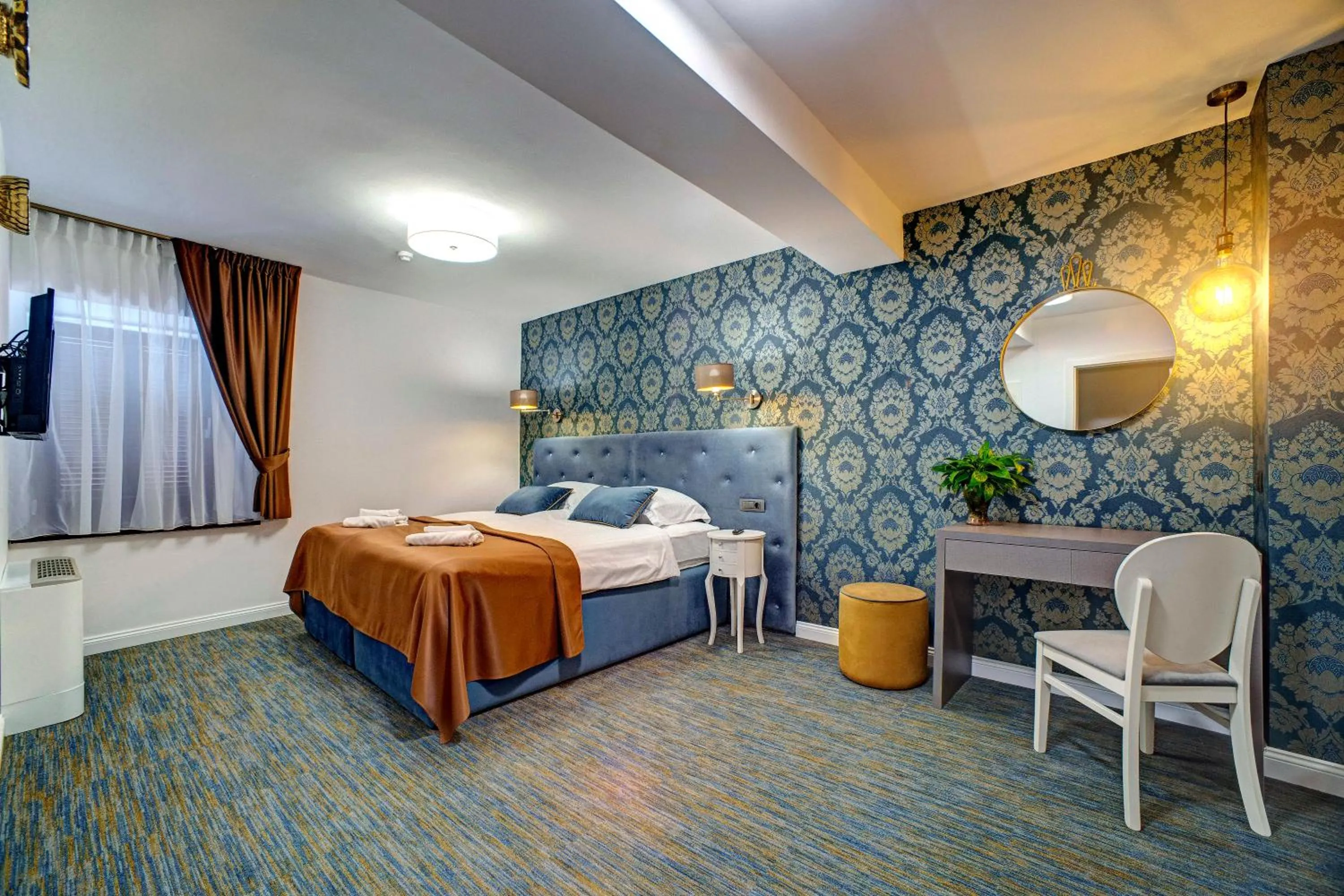 Bed in Hotel Skradinski Buk
