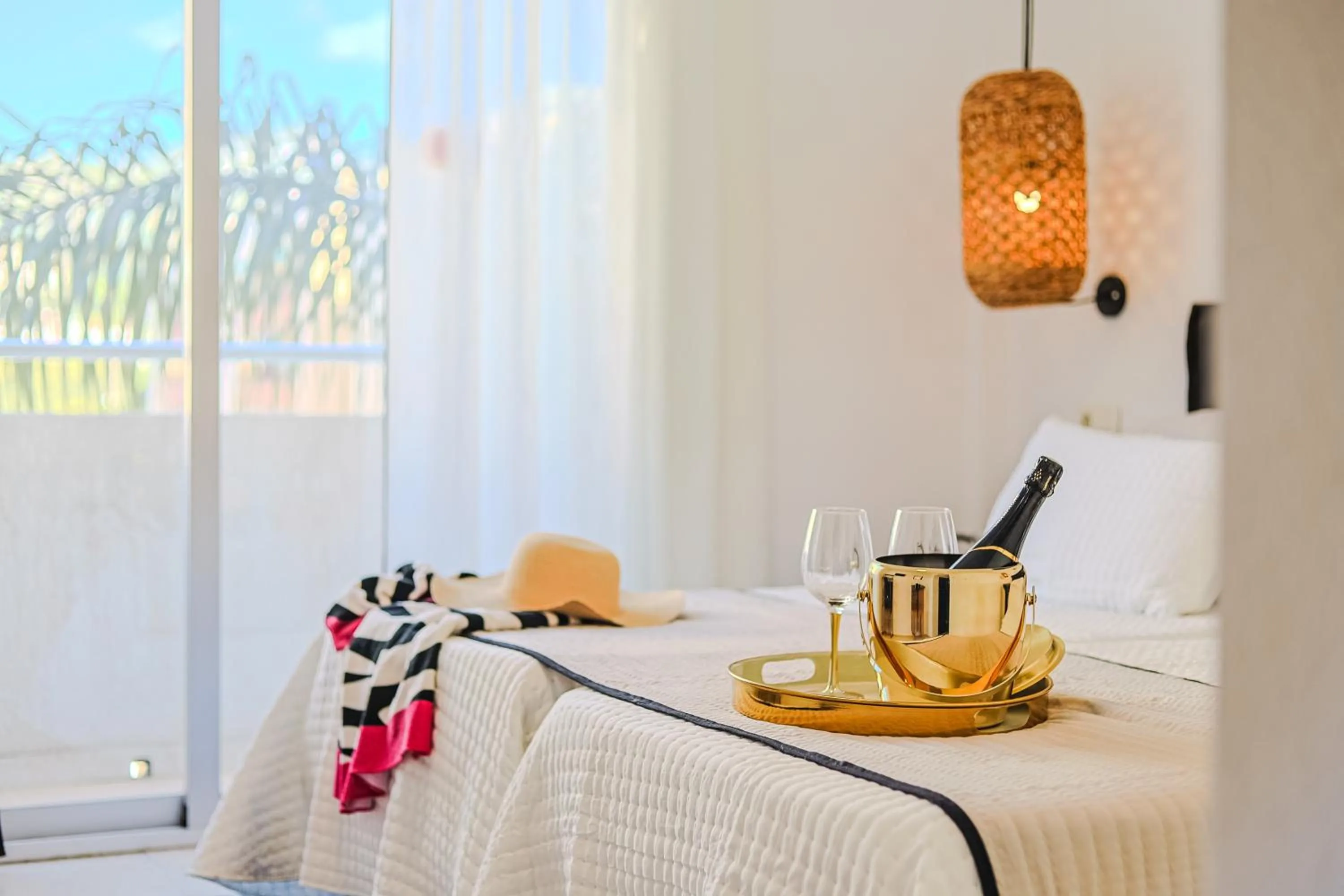 Bed in Hotel Olas de Almuñécar