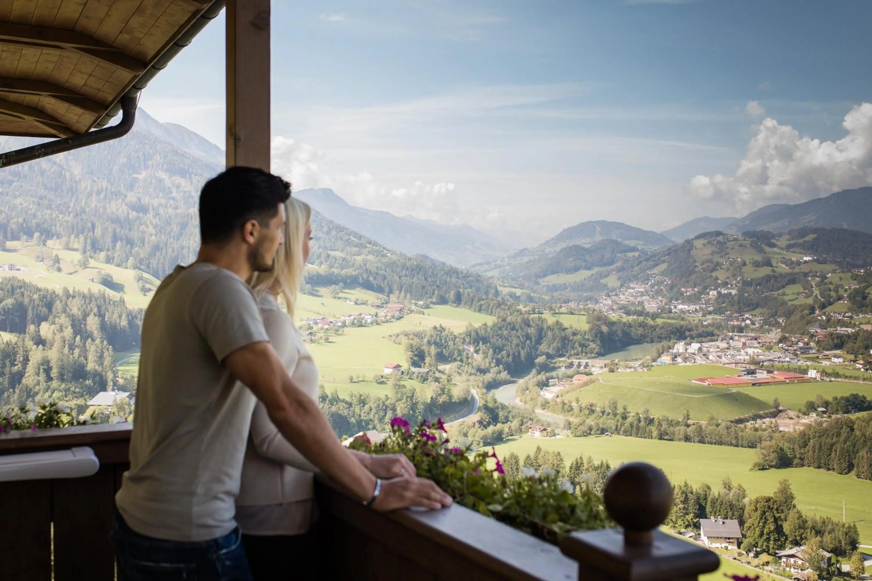 Balcony/Terrace in Hotel AlpenSchlössl