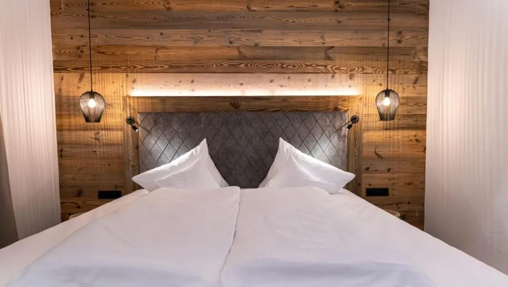 Bed in Hotel Spielmann