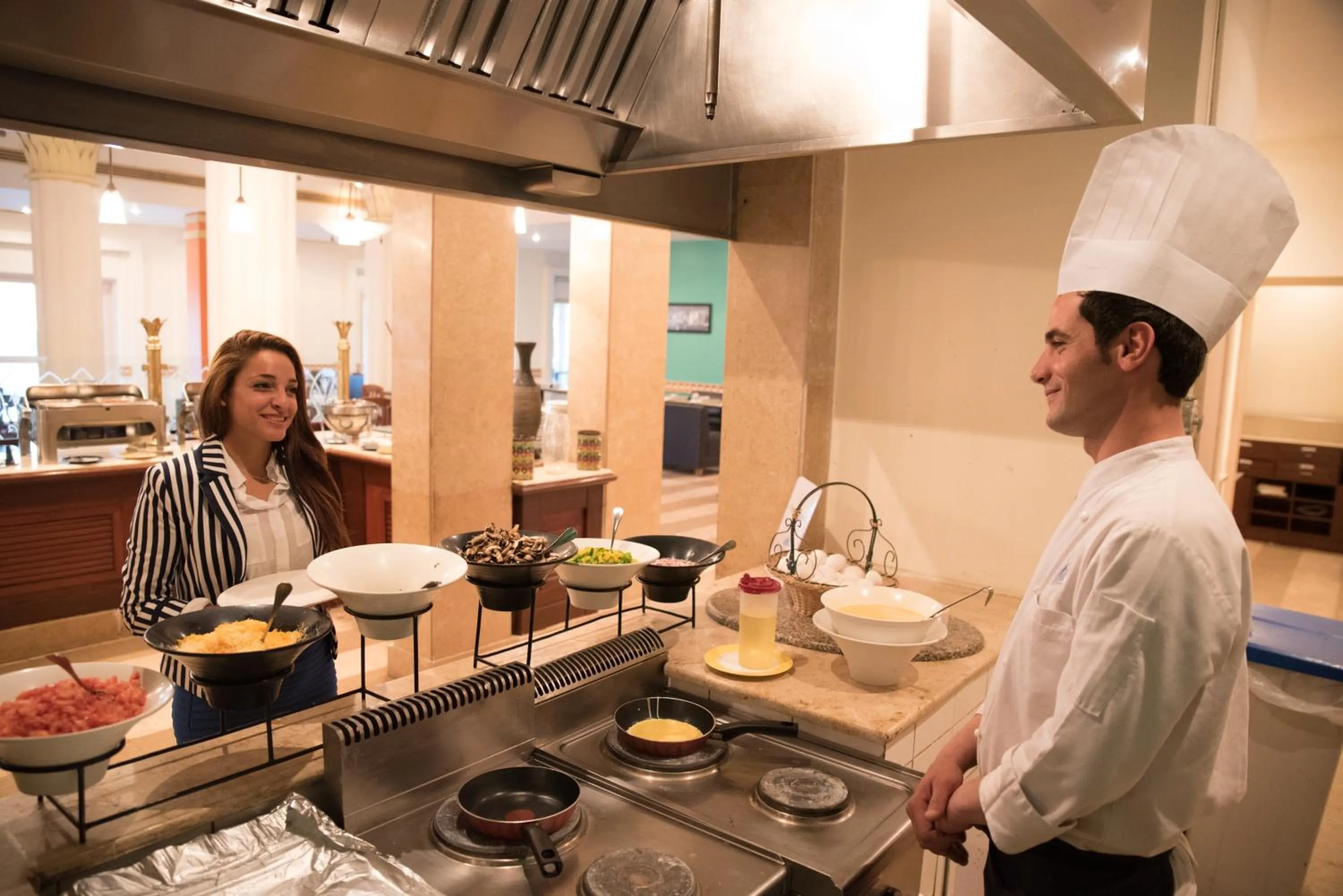 Staff in Marina Plaza Hotel, Tala Bay