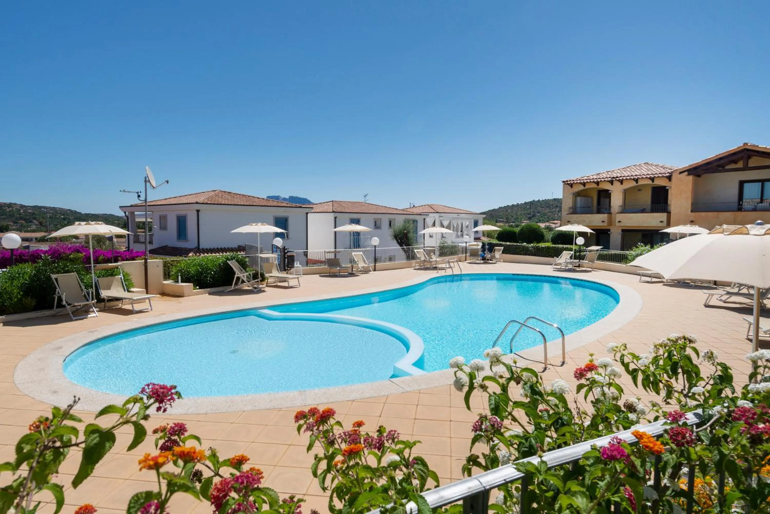 Pool view in Villaggio Turchese