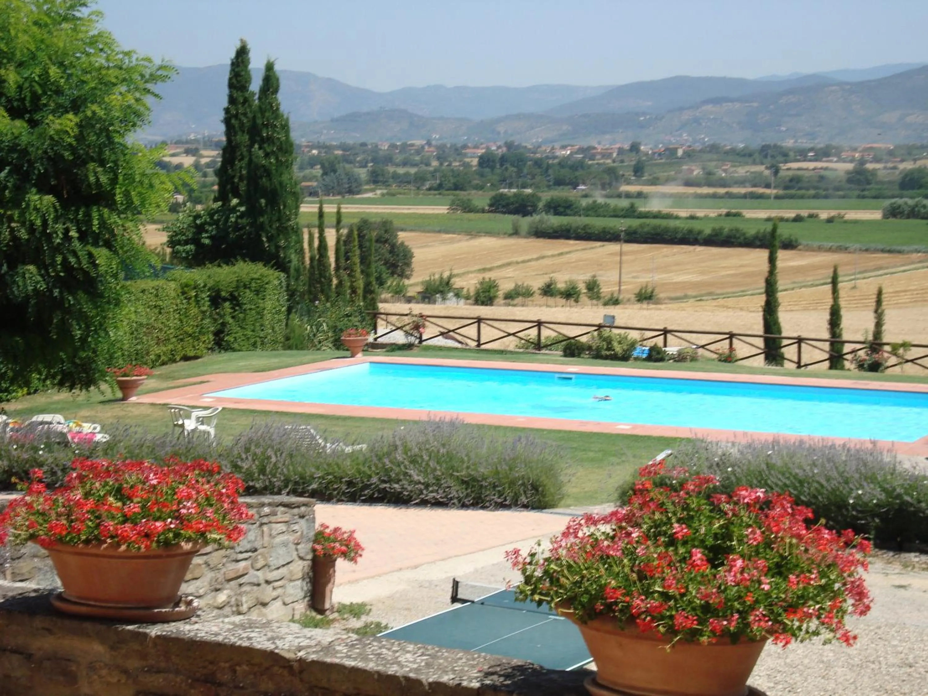 Pool view in Fattoria Le Giare Agriturismo