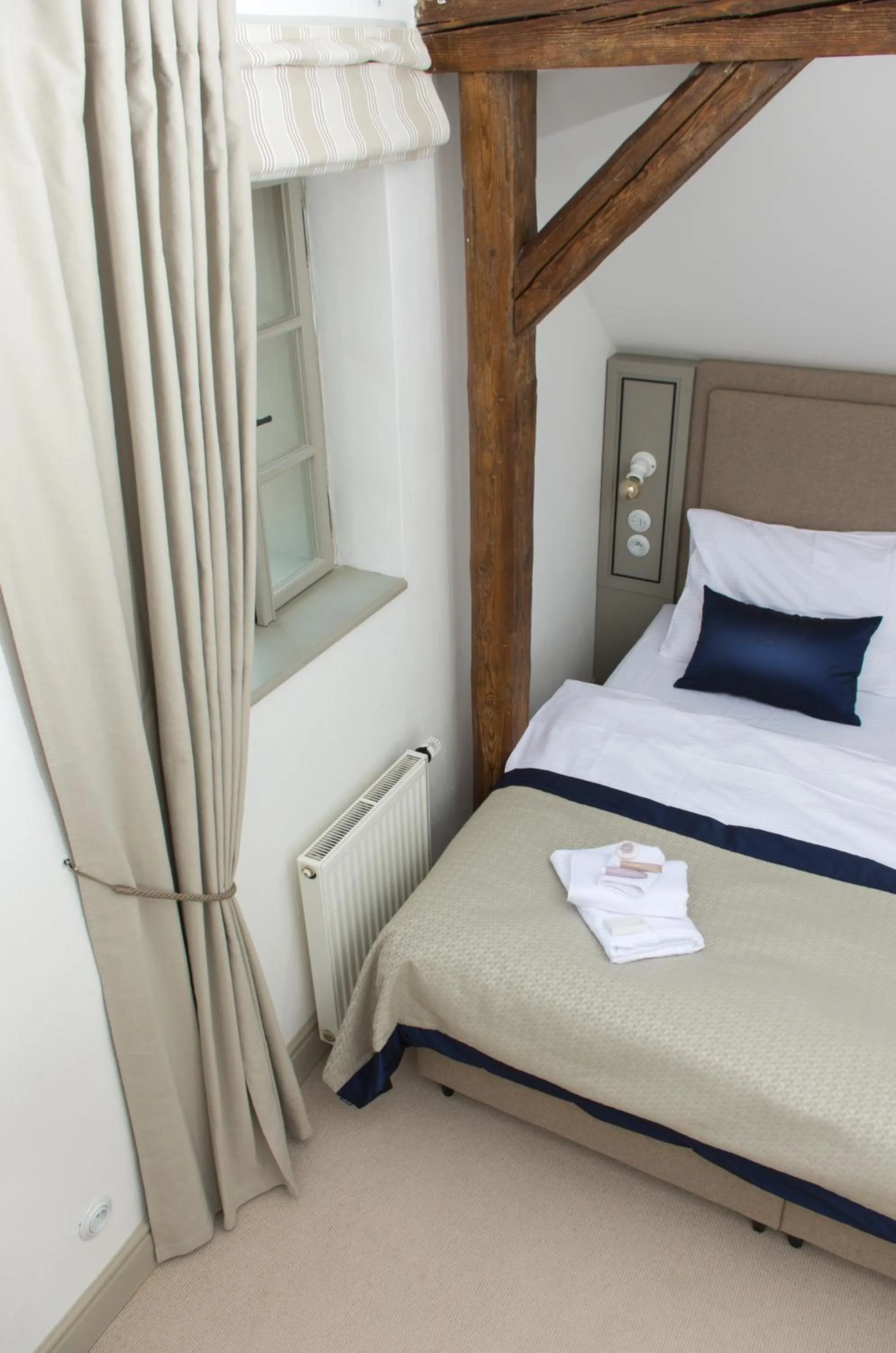 Decorative detail, Bed in Hotel Kocour