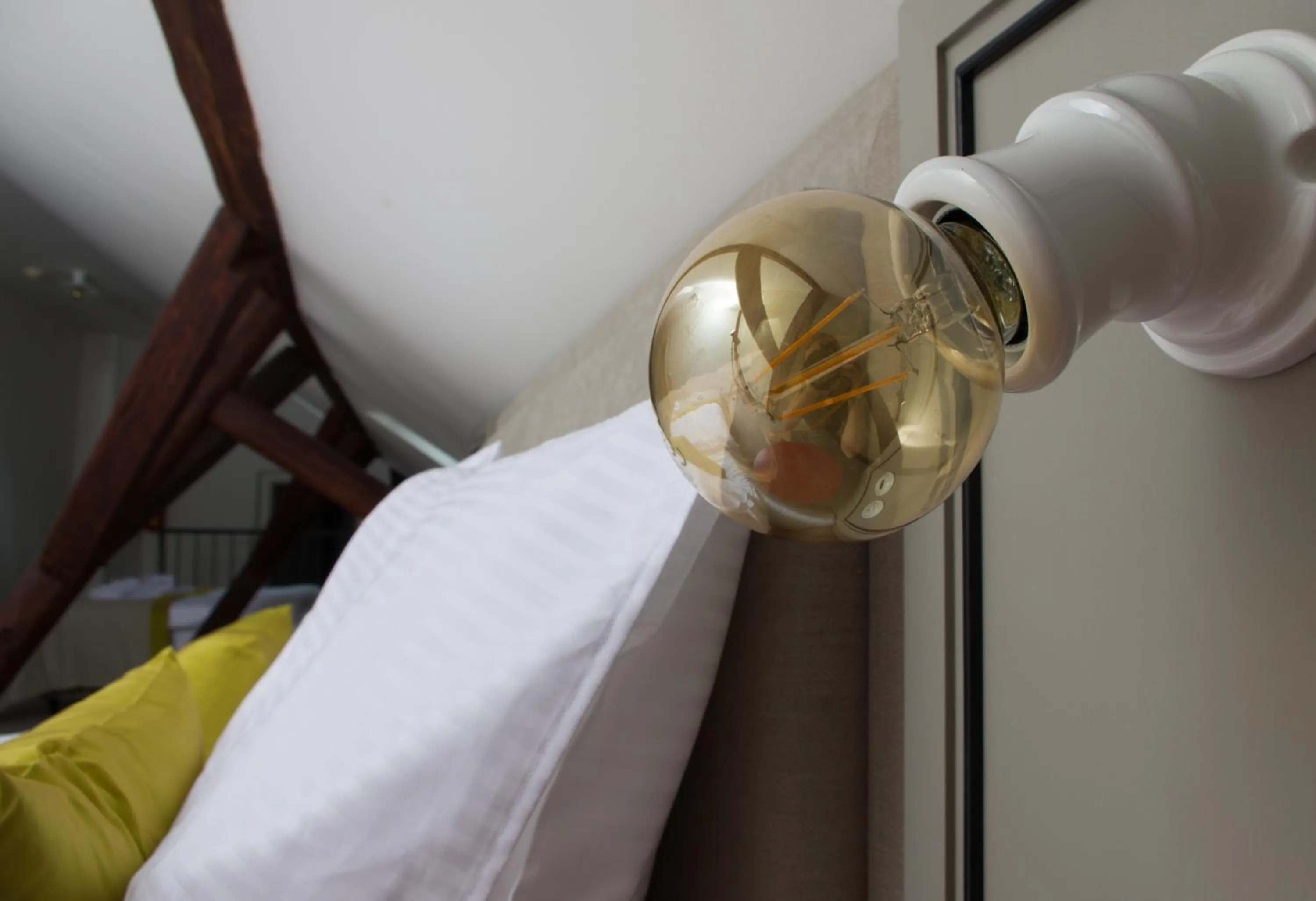 Decorative detail, Bed in Hotel Kocour