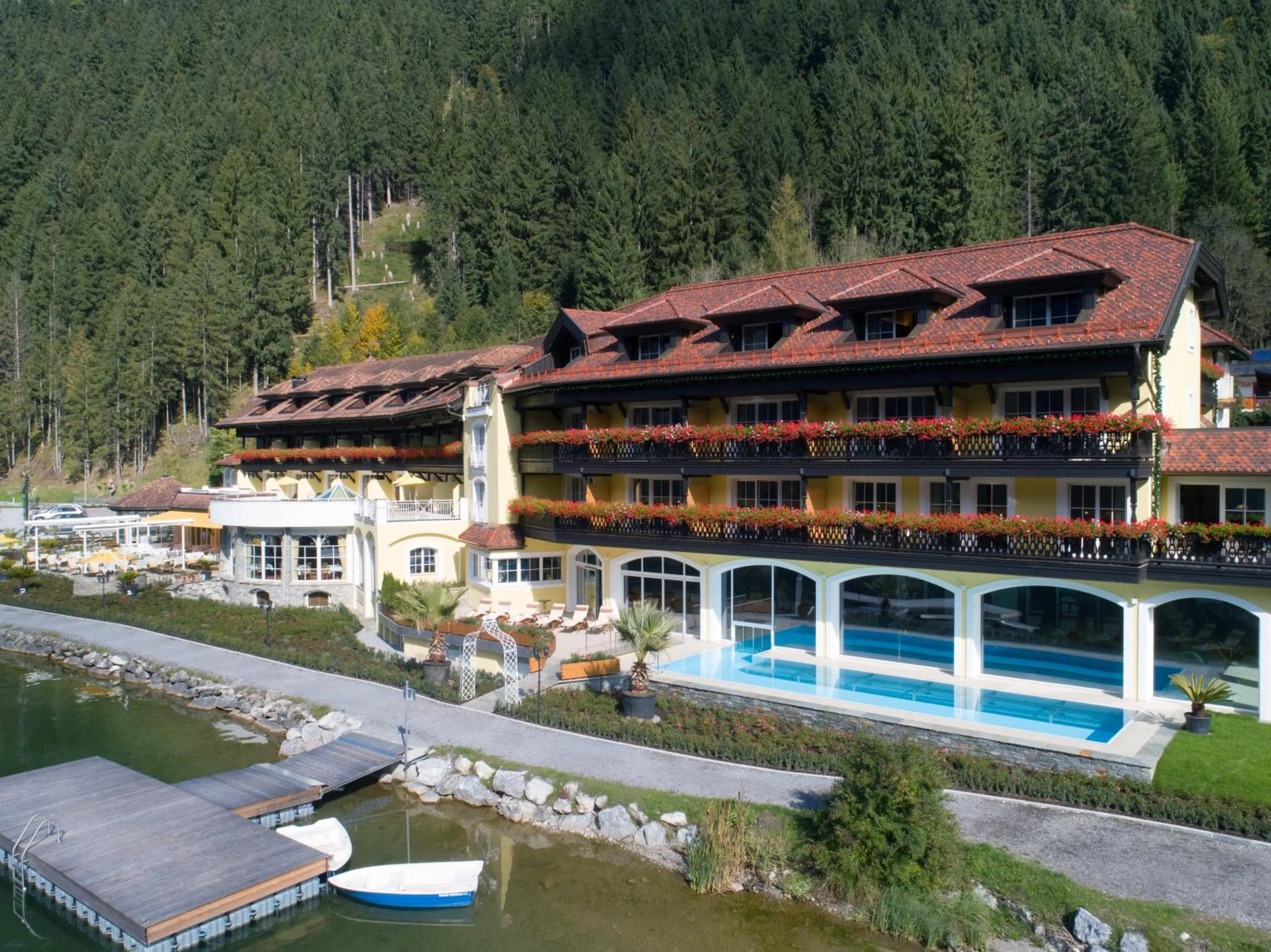 Bird's eye view in Via Salina - Hotel am See - Adults Only