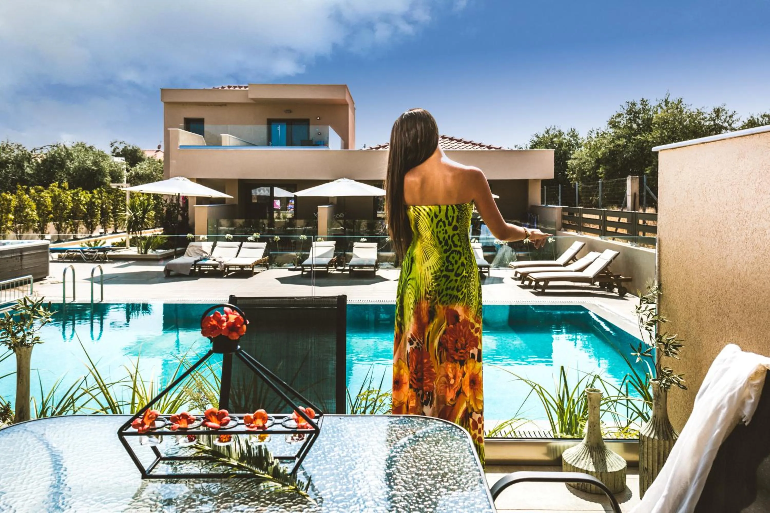 Pool view in Astir Notos