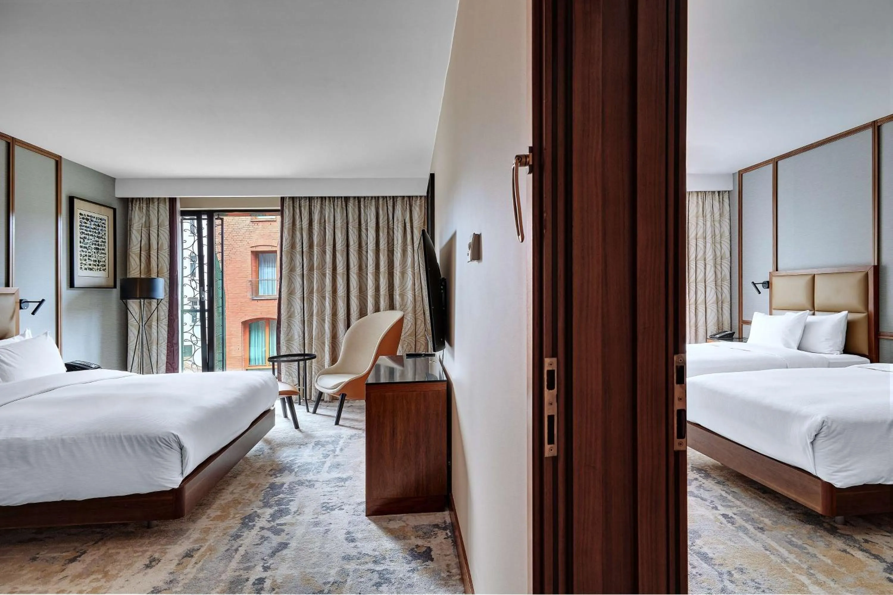 Bed in Hilton Gdansk