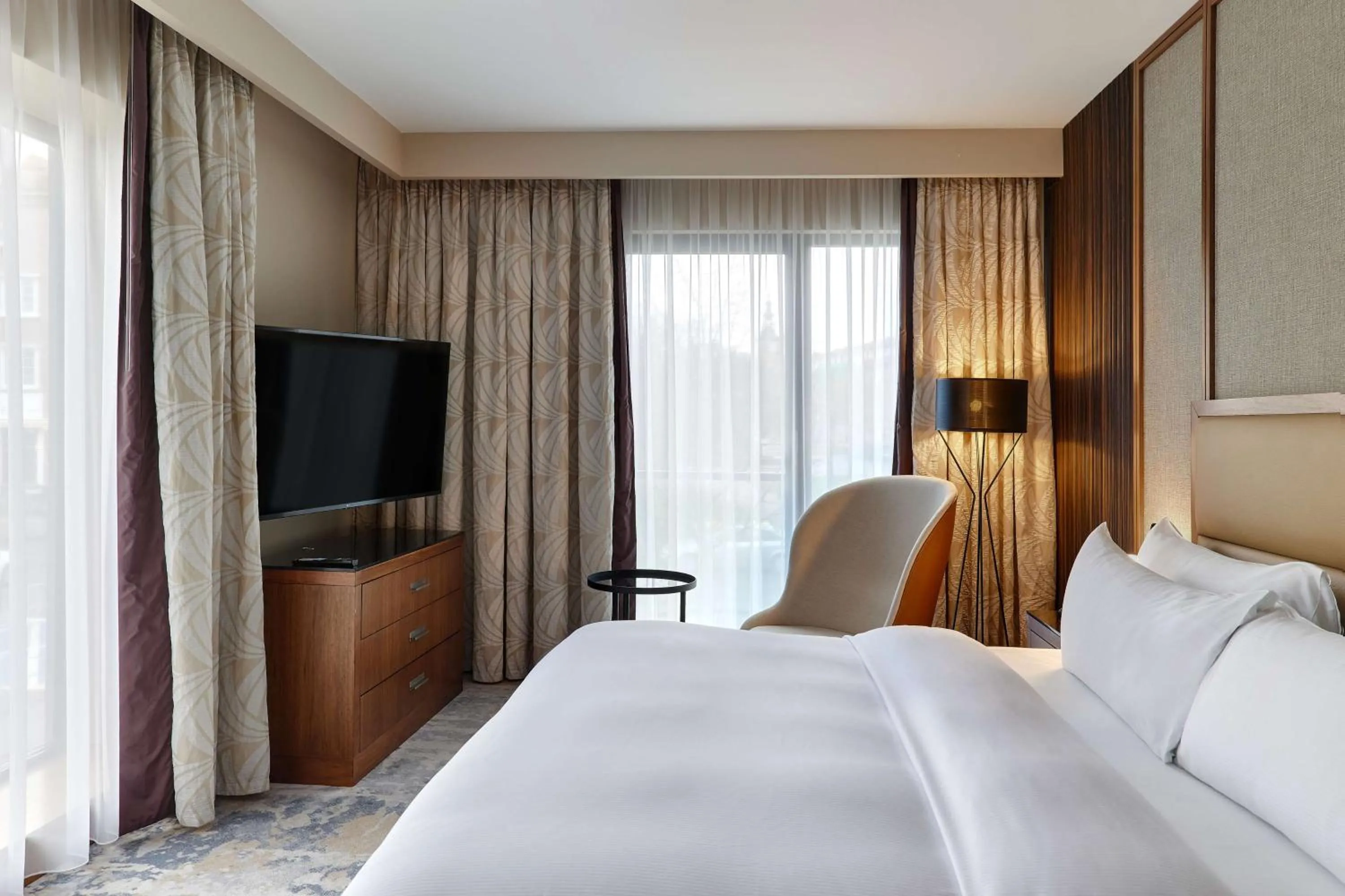 Bed in Hilton Gdansk