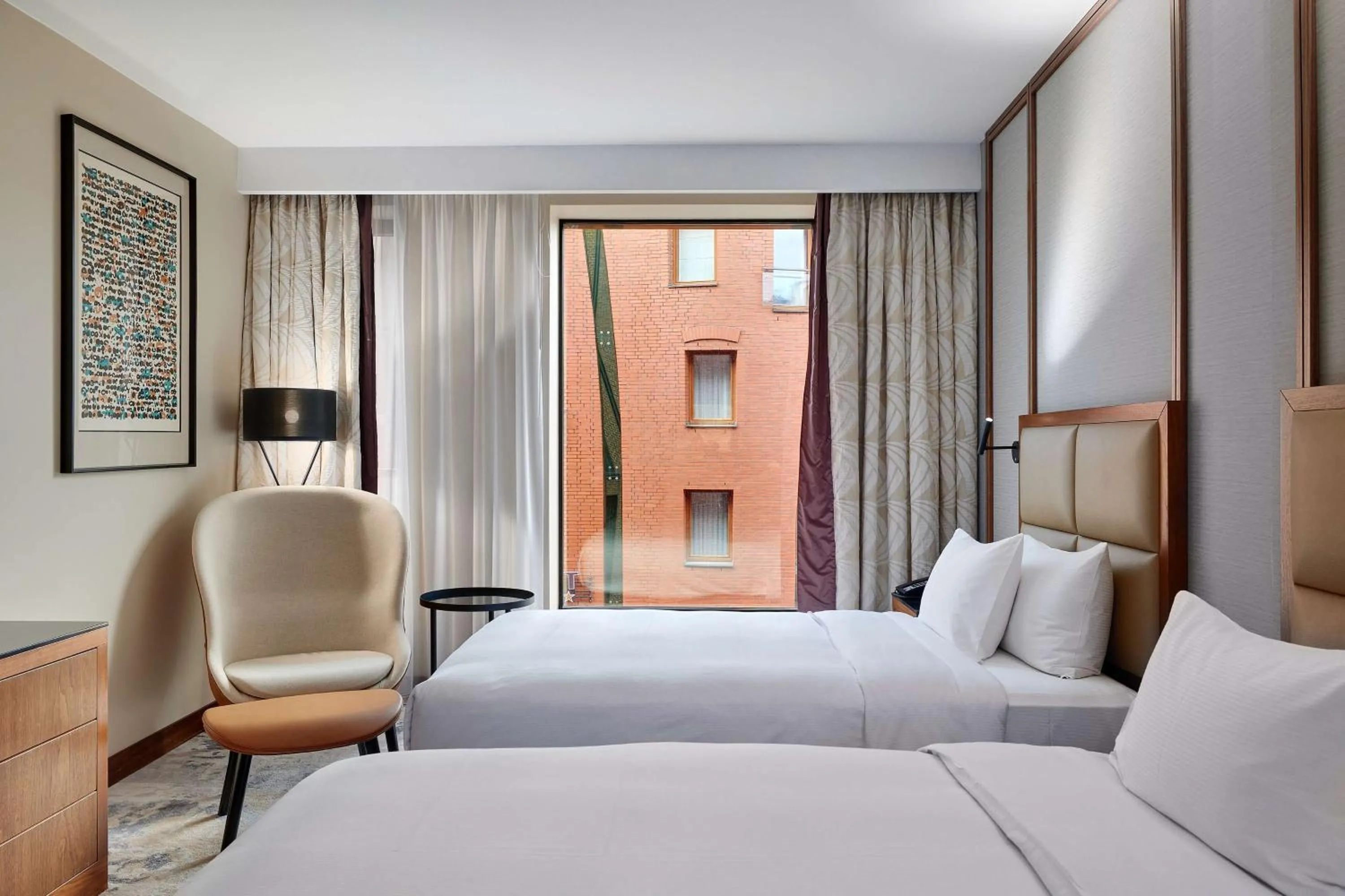 Bed in Hilton Gdansk