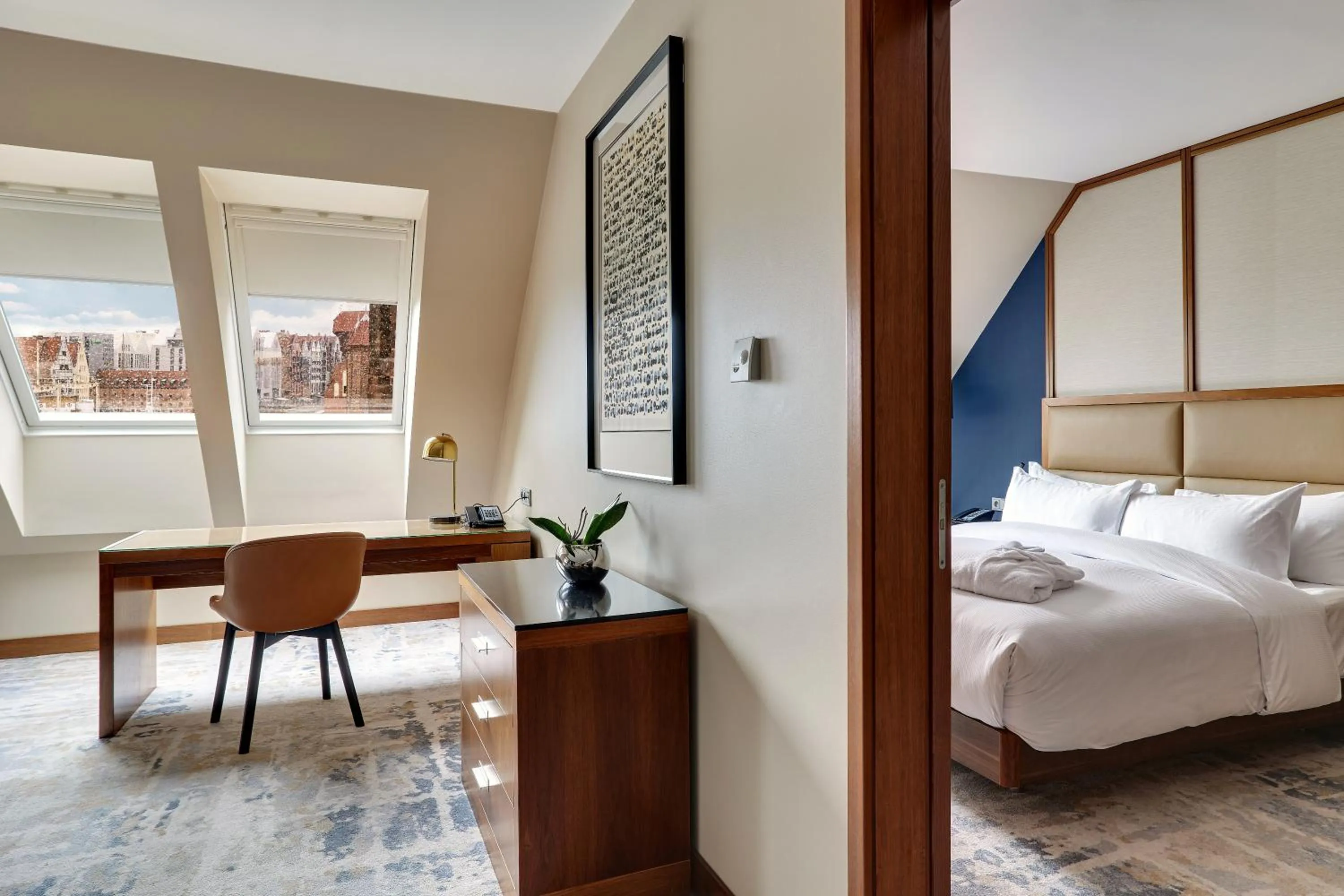 Bedroom, Bed in Hilton Gdansk