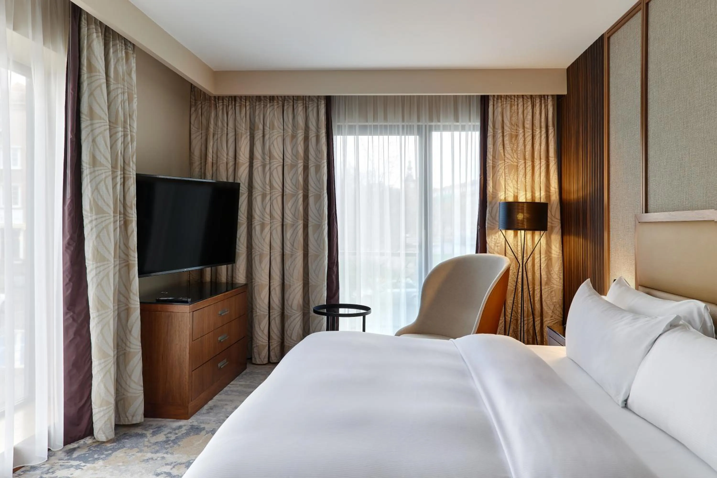 Bed in Hilton Gdansk