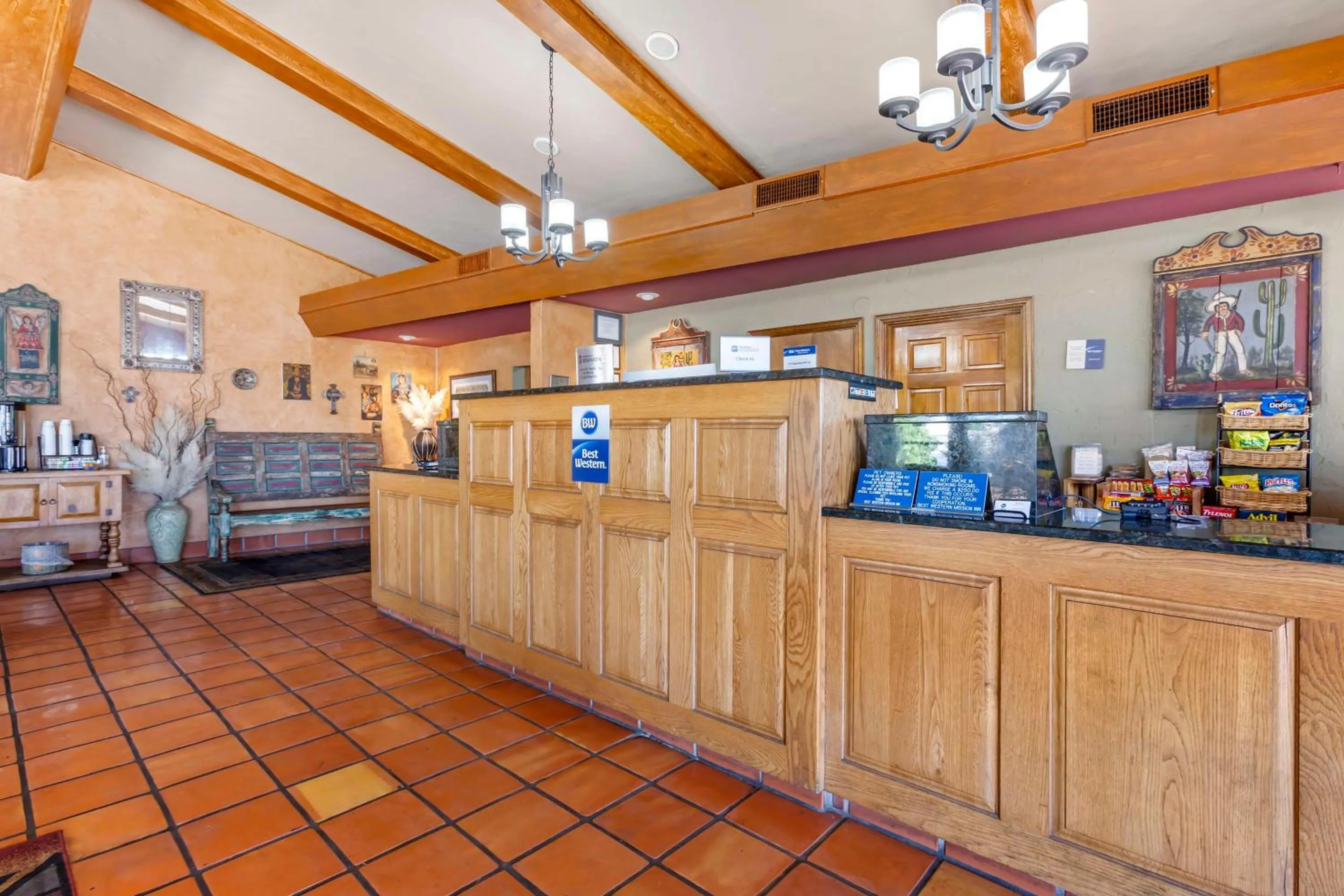Lobby or reception in Best Western Mission Inn
