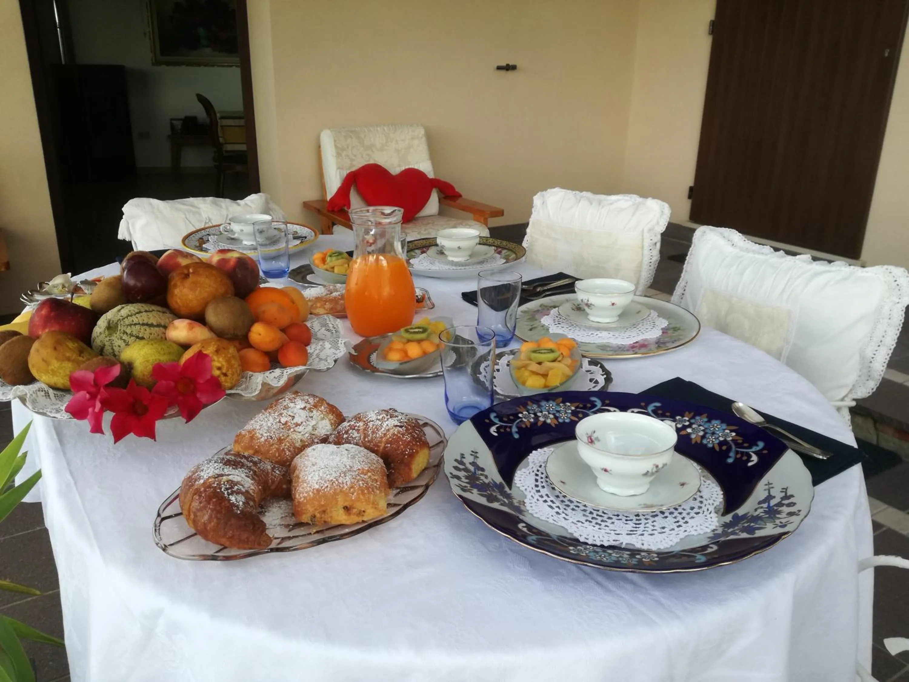 Italian breakfast in Ca' Pietra di Nonno Pietro