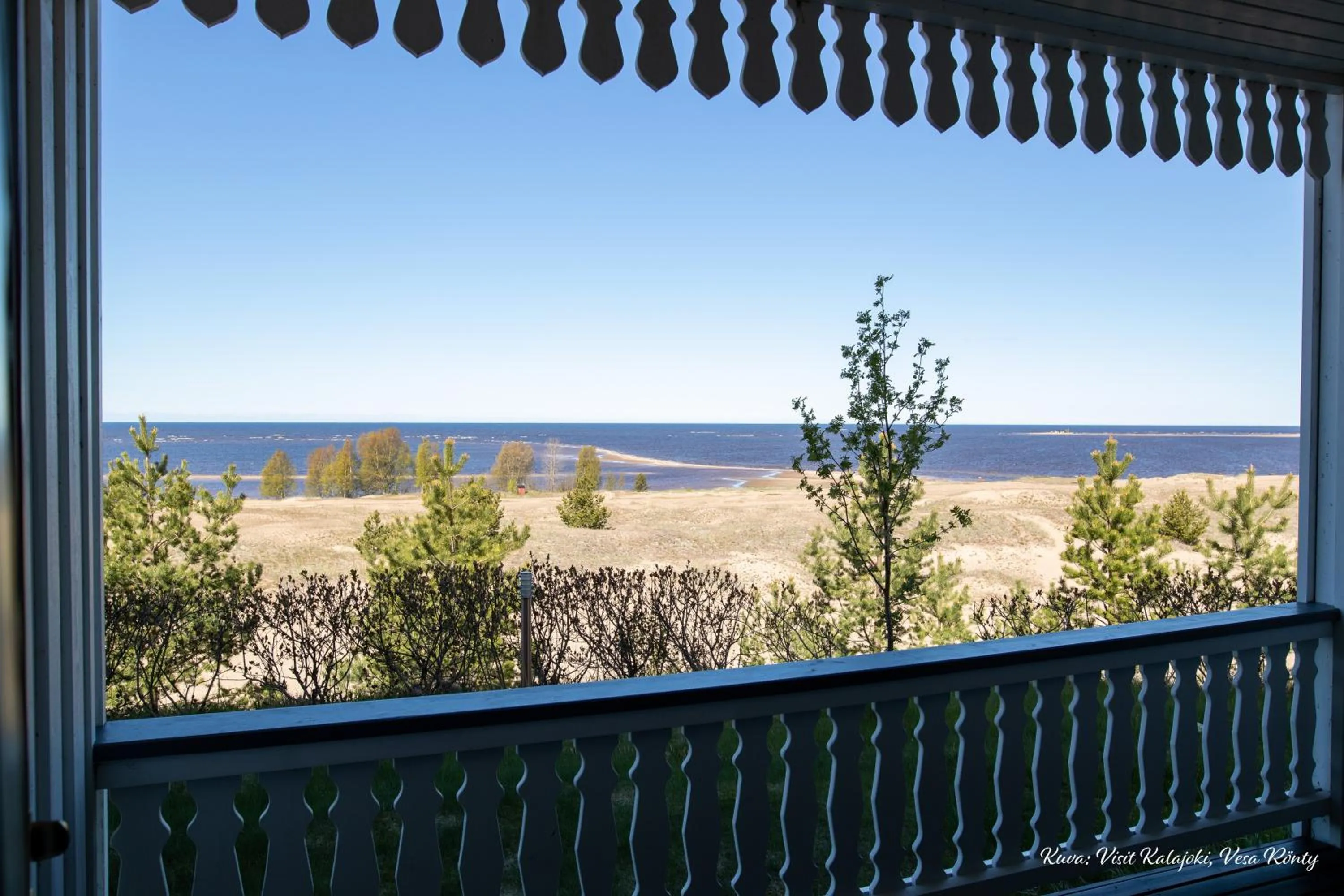 Balcony/Terrace in Hotel Lokkilinna