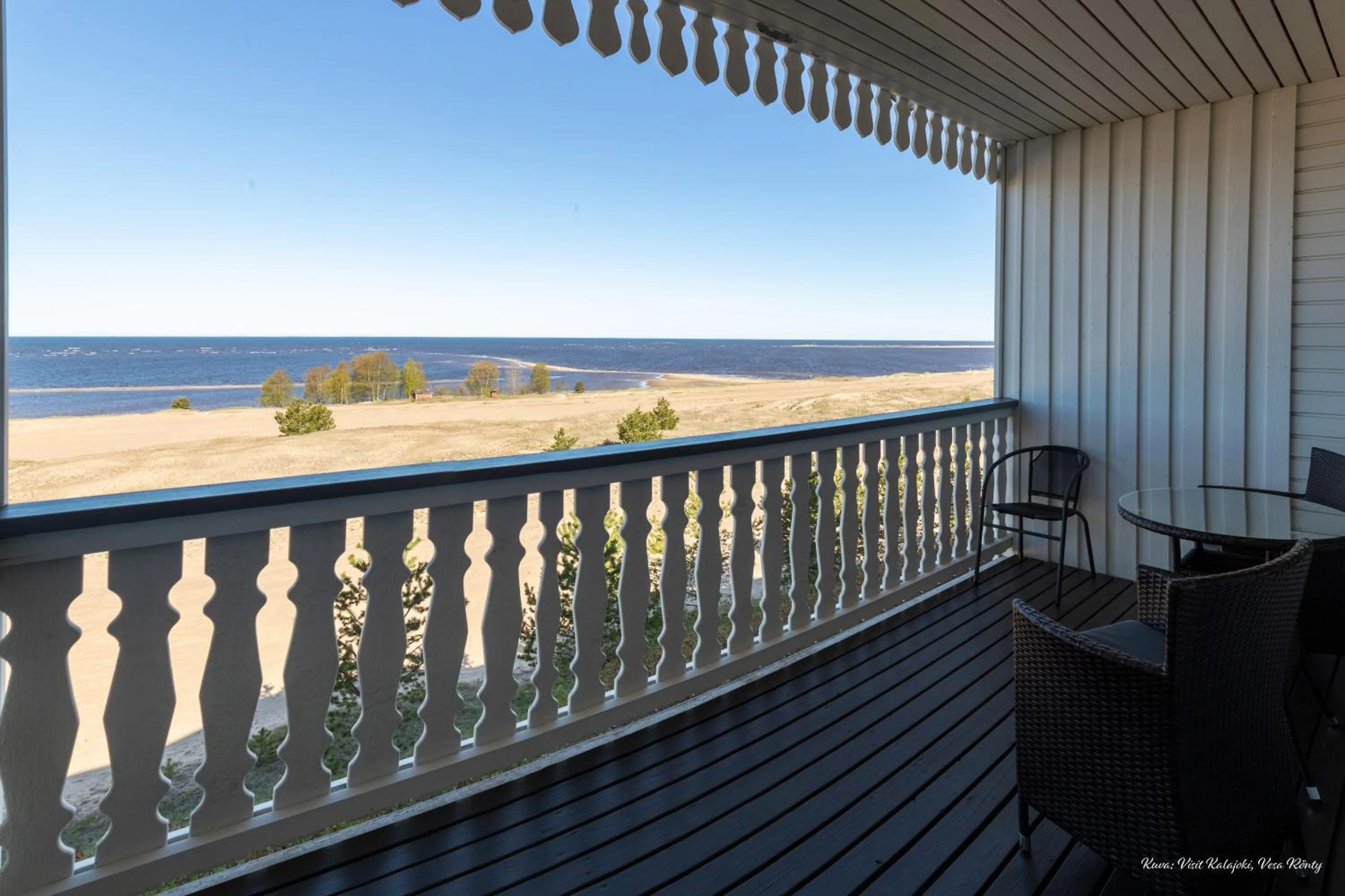 Balcony/Terrace in Hotel Lokkilinna