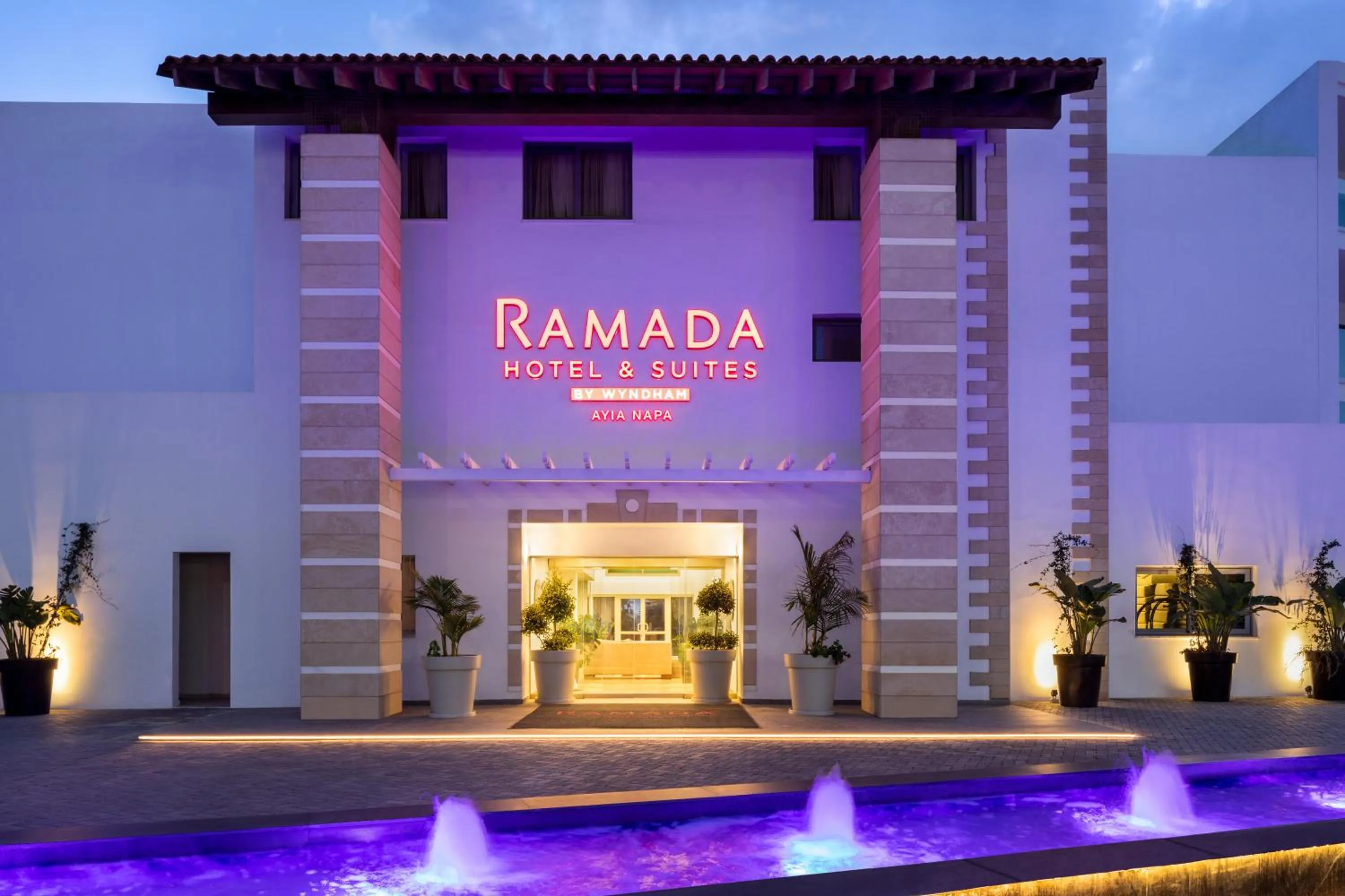 Facade/entrance in Ramada Hotel & Suites by Wyndham Ayia Napa
